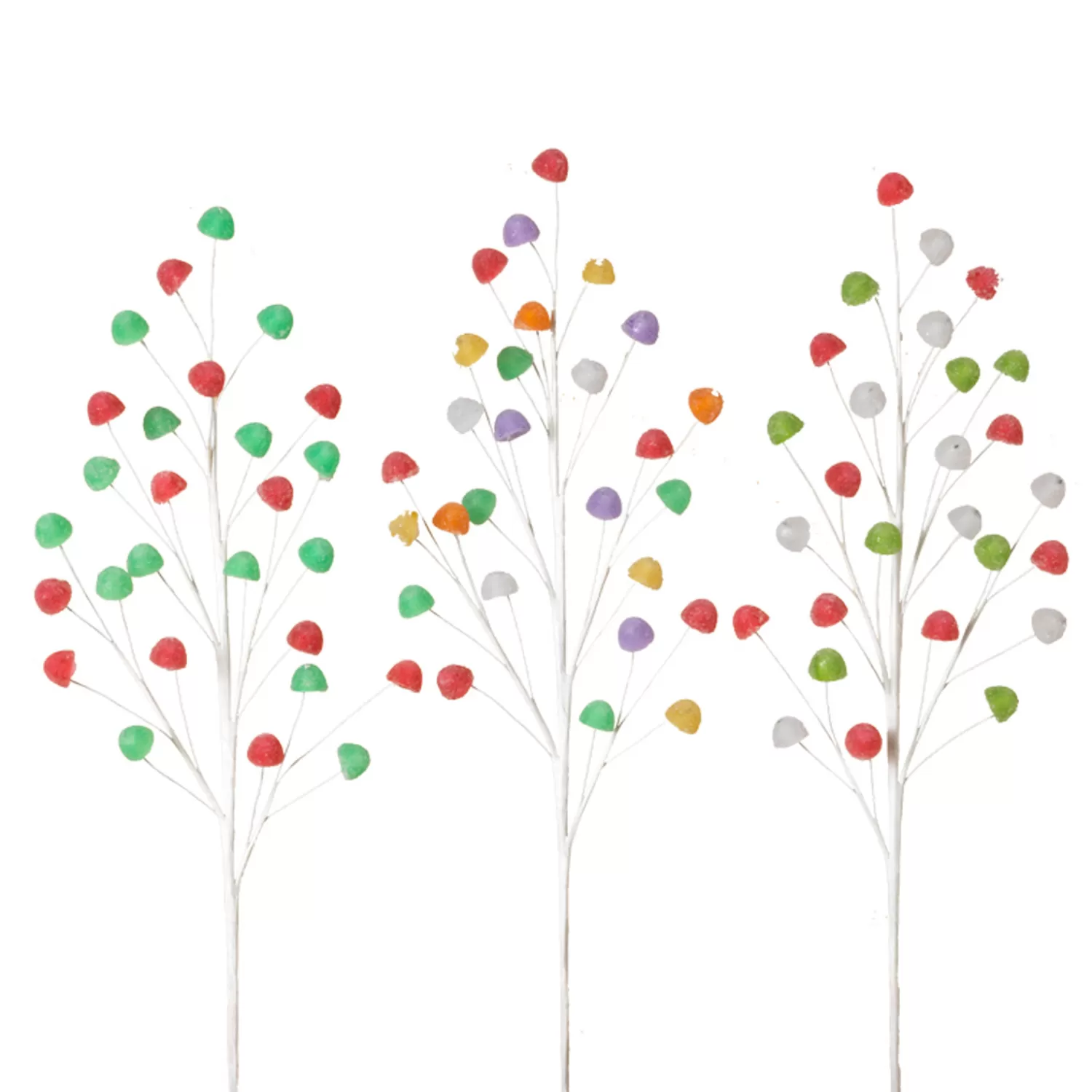 The Jolly Christmas Shop Candy Land | The Candy Shop | 18" Multicolor Gumdrop Christmas Tree Pick 2548890