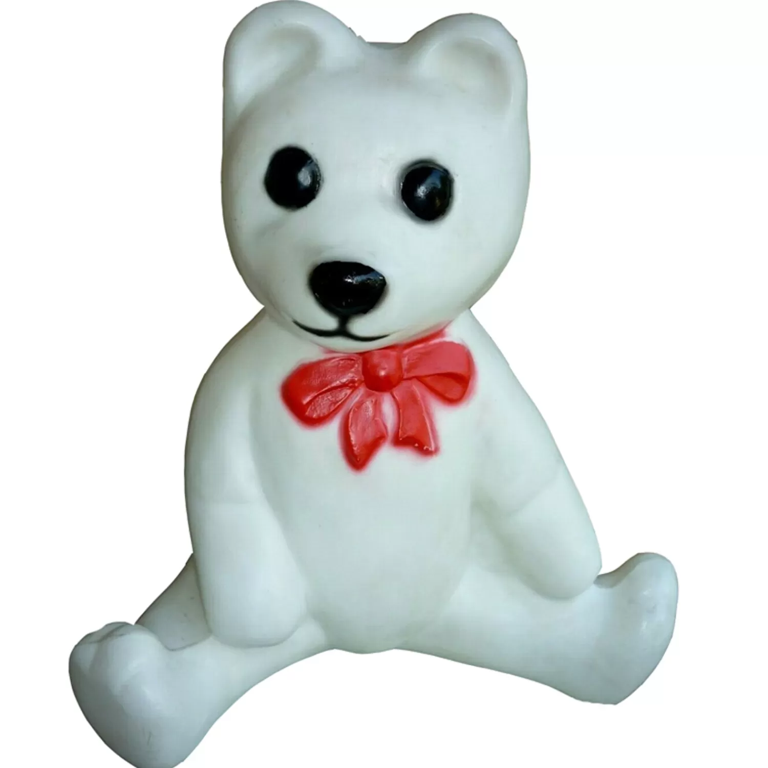 The Jolly Christmas Shop Christmas Blow Molds | 18" White Bear Blow Mold Christmas Lighted Outdoor Decoration 75125