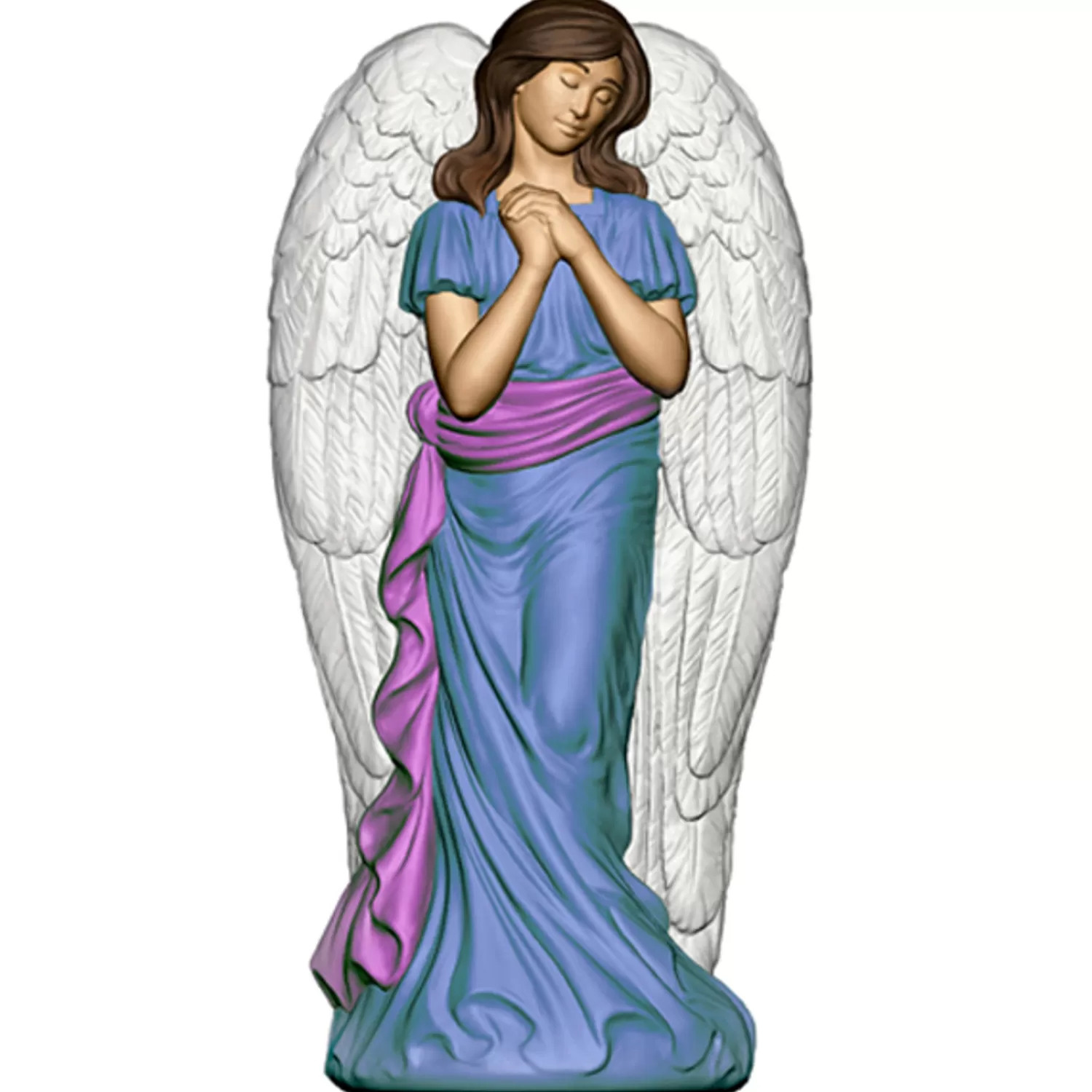 The Jolly Christmas Shop Christmas Blow Molds | 31" Angel With Wings Christmas Blow Mold Decoration C3665