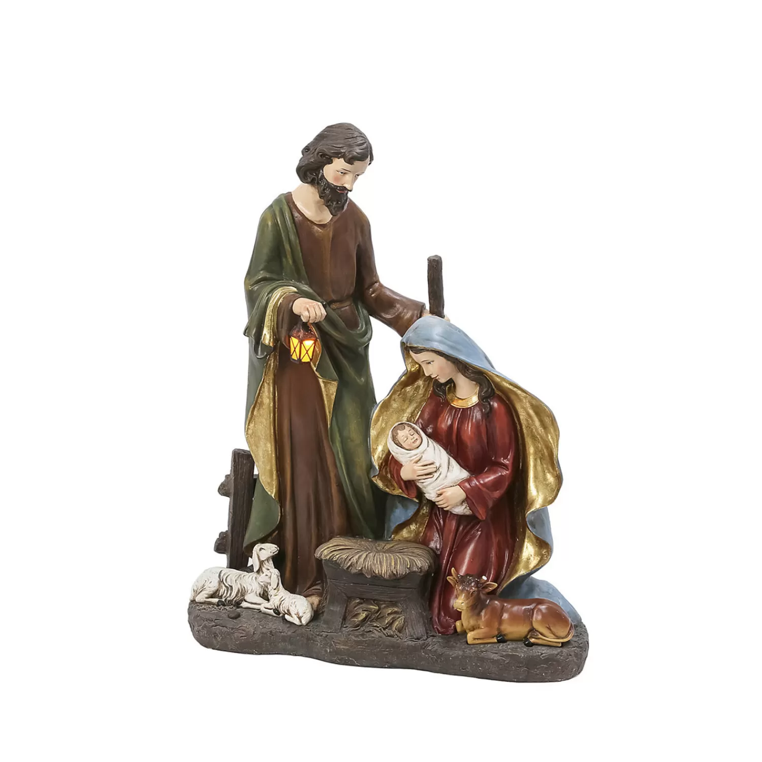 The Jolly Christmas Shop Bon Noel | Religious | 38.5" Large Battery Operated Nativity Scene Christmas Figure 2500000