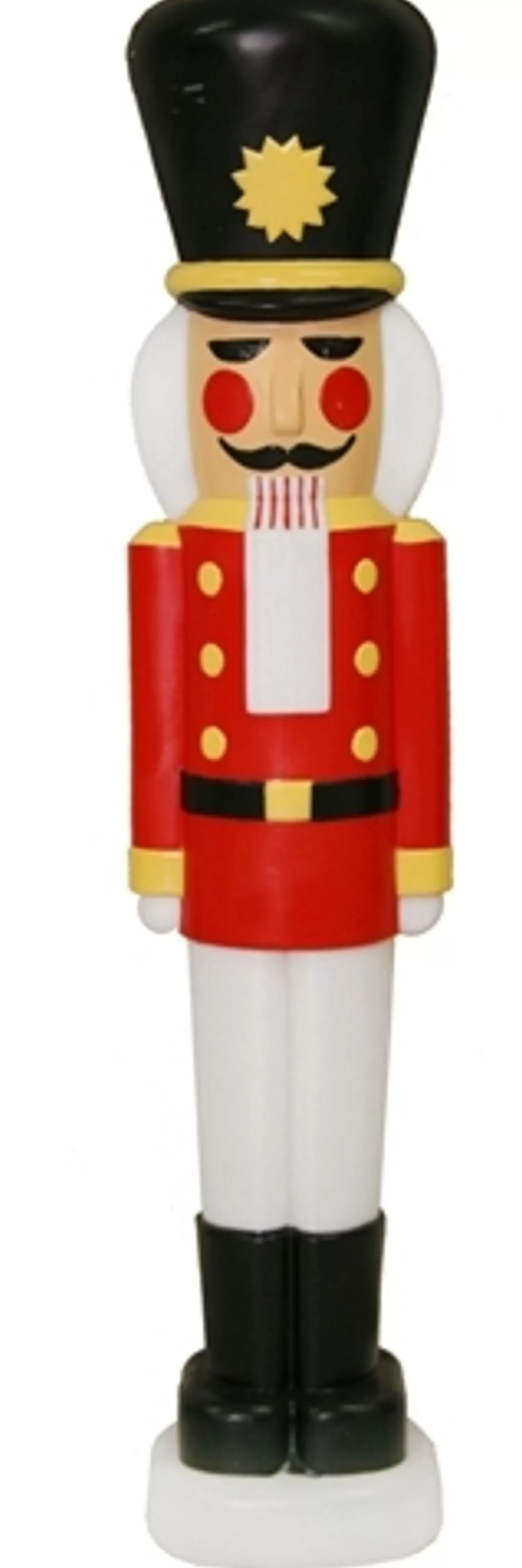 The Jolly Christmas Shop Traditional Christmas Decorations | Nutcracker Decorations | 40" Nutcracker Lighted Christmas Blow Mold Decoration C1335