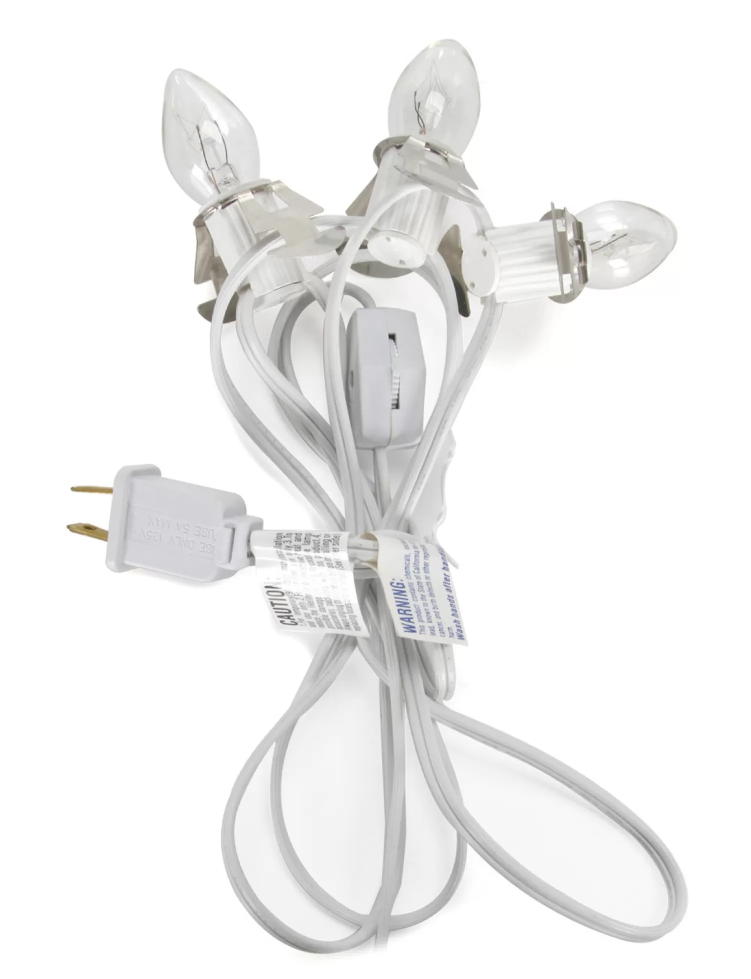 The Jolly Christmas Shop Department 56 Halloween | Halloween Lights | 6 Ft Christmas Village Replacement Light Cord With 3 Light Socket 6401