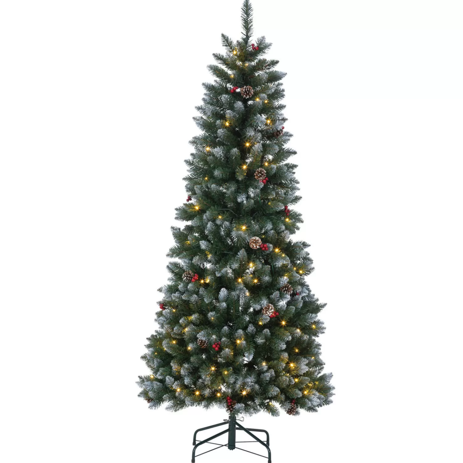 The Jolly Christmas Shop O Tannebaun | 5' - 6' Christmas Trees | 6' Pop-Up LED Lighted Pine Christmas Tree 6470-60MLWW