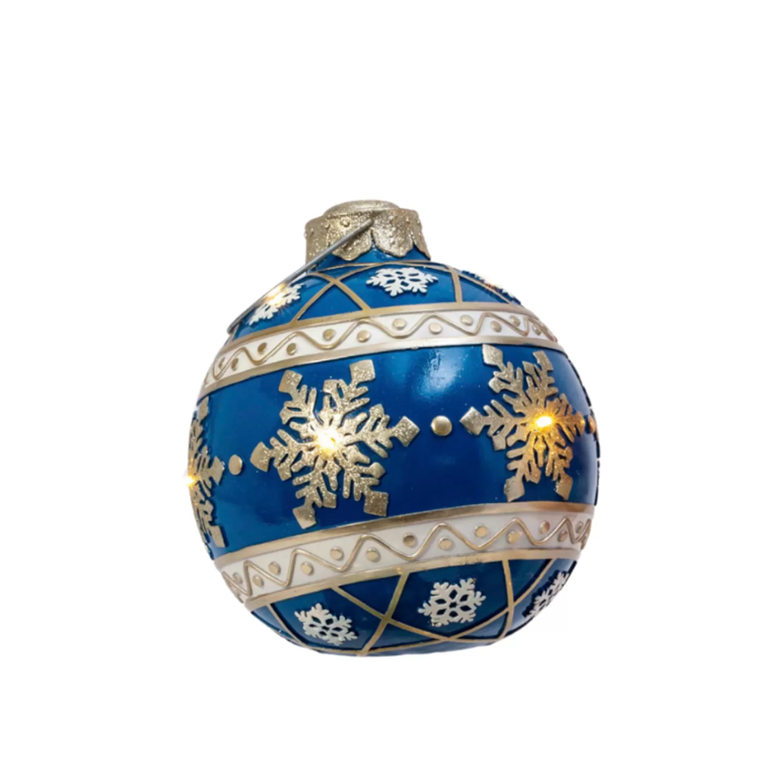The Jolly Christmas Shop Classic Carols | Outdoor Lighted Decorations | 8.5" Battery Operated LED Lighted Jumbo Ornament Christmas Decoration 2533970