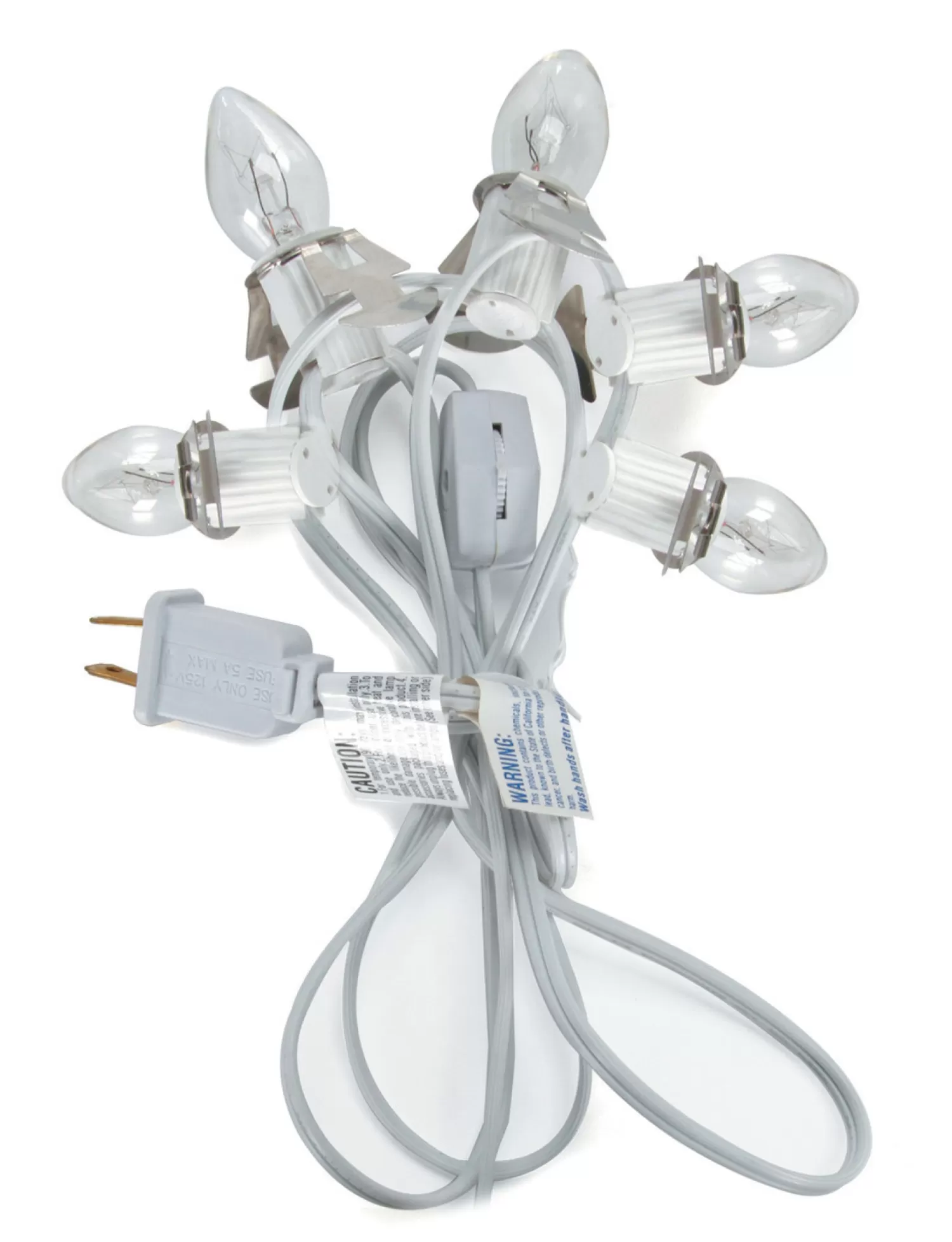 The Jolly Christmas Shop Department 56 Halloween | Halloween Lights | 9 Ft Christmas Village Replacement Light Cord With 5 Bulbs 6403
