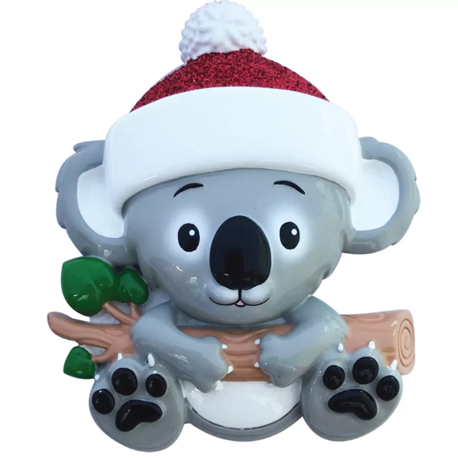 The Jolly Christmas Shop Personalized Ornaments·Baby's First Christmas | Animals·Wildlife | Baby Koala Personalized Christmas Ornament OR2101-RG