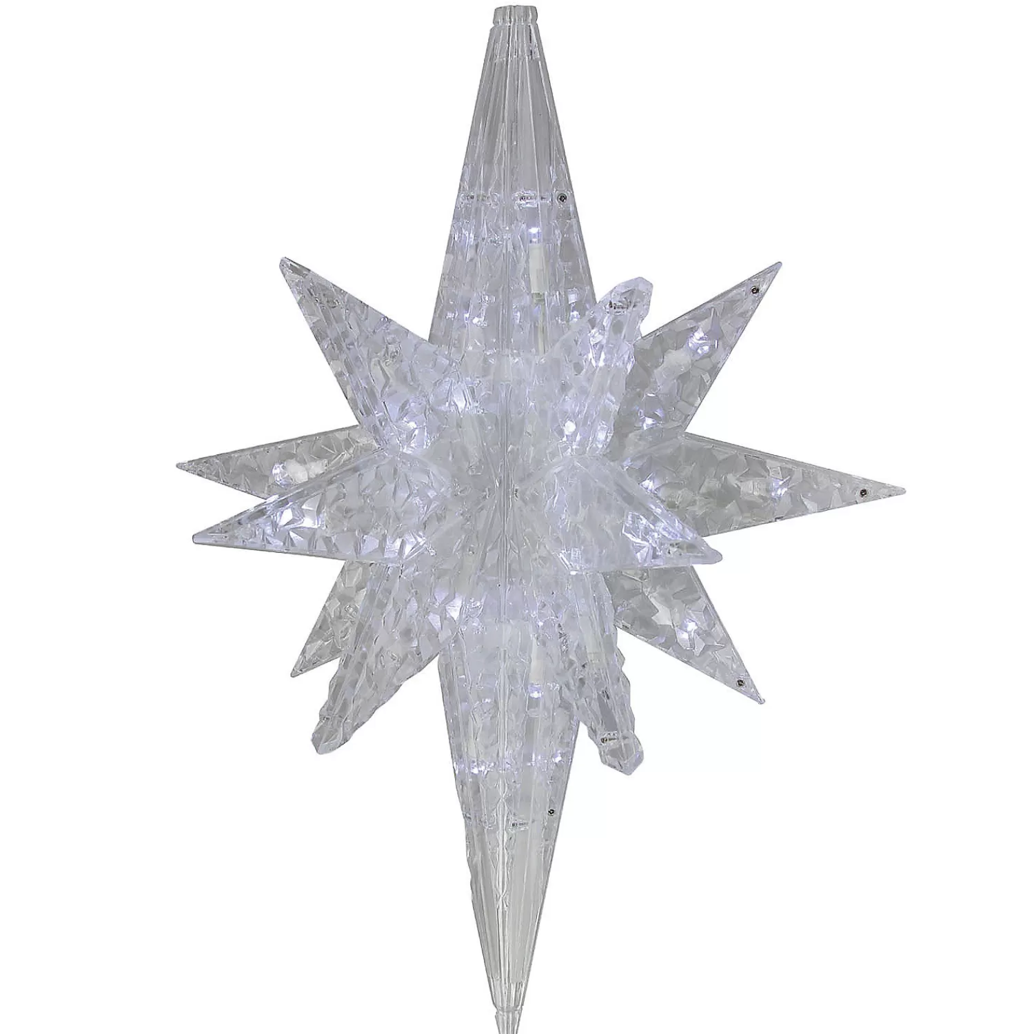 The Jolly Christmas Shop Bon Noel | Religious | Brite Star 20" LED Lighted Acrylic 3 Dimensional Bethlehem Star Christmas Decoration 48-082-00