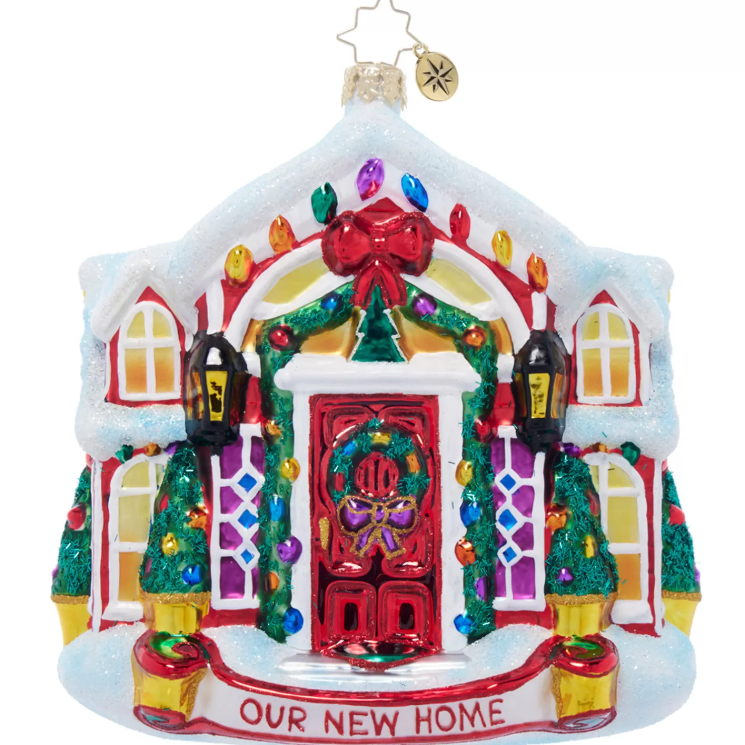 The Jolly Christmas Shop Christopher Radko·Cottages And Houses | Glass Ornaments | Christopher Radko A New Holiday Home Glass Christmas Ornament 1022055