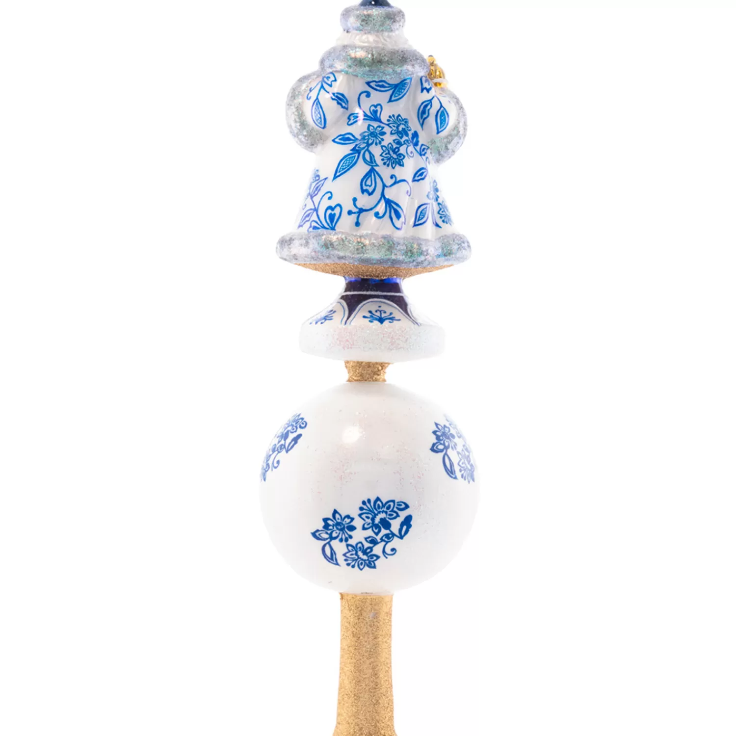 The Jolly Christmas Shop Elegant | Tree Toppers | Christopher Radko Chinoiserie Elegance Santa Finial Christmas Tree Topper 1021534