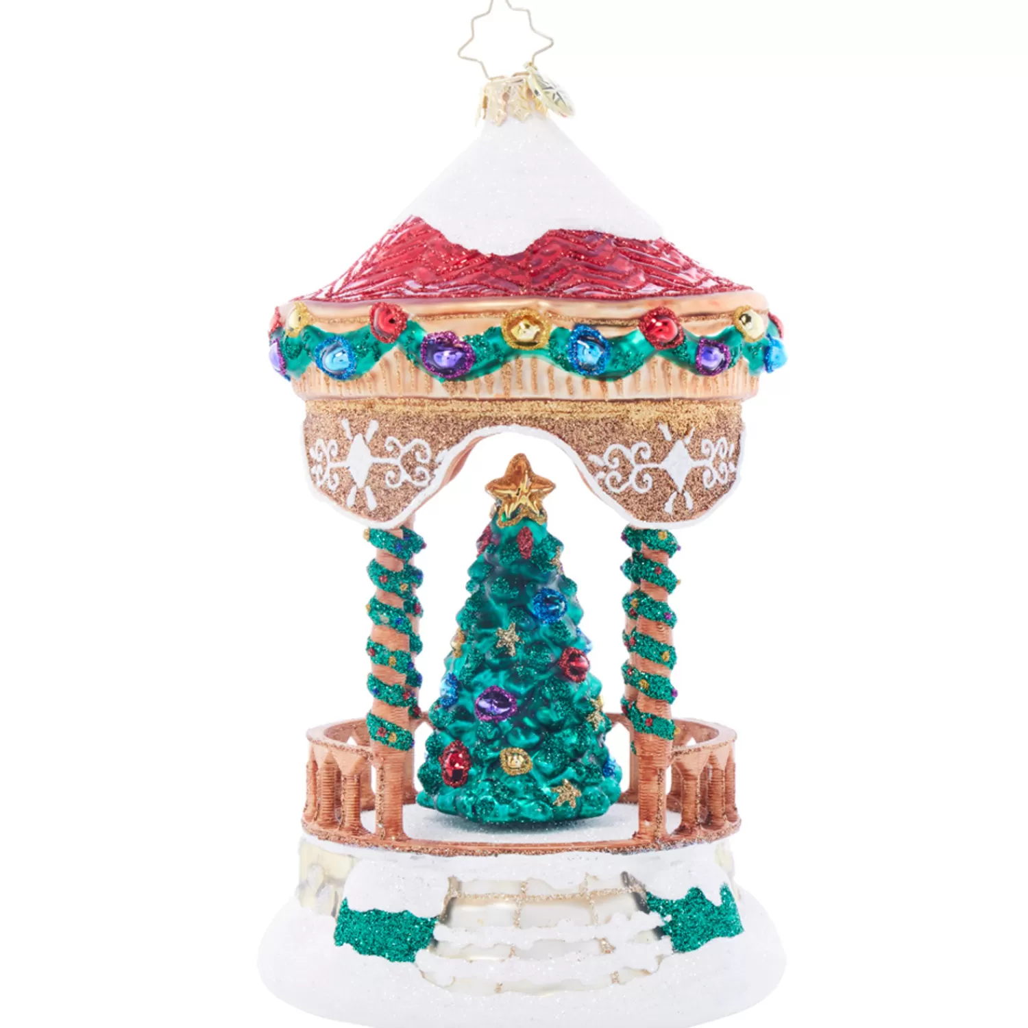 The Jolly Christmas Shop Christopher Radko·Trees | Glass Ornaments | Christopher Radko Peaceful Polar Pavillion Glass Christmas Ornament 1021881