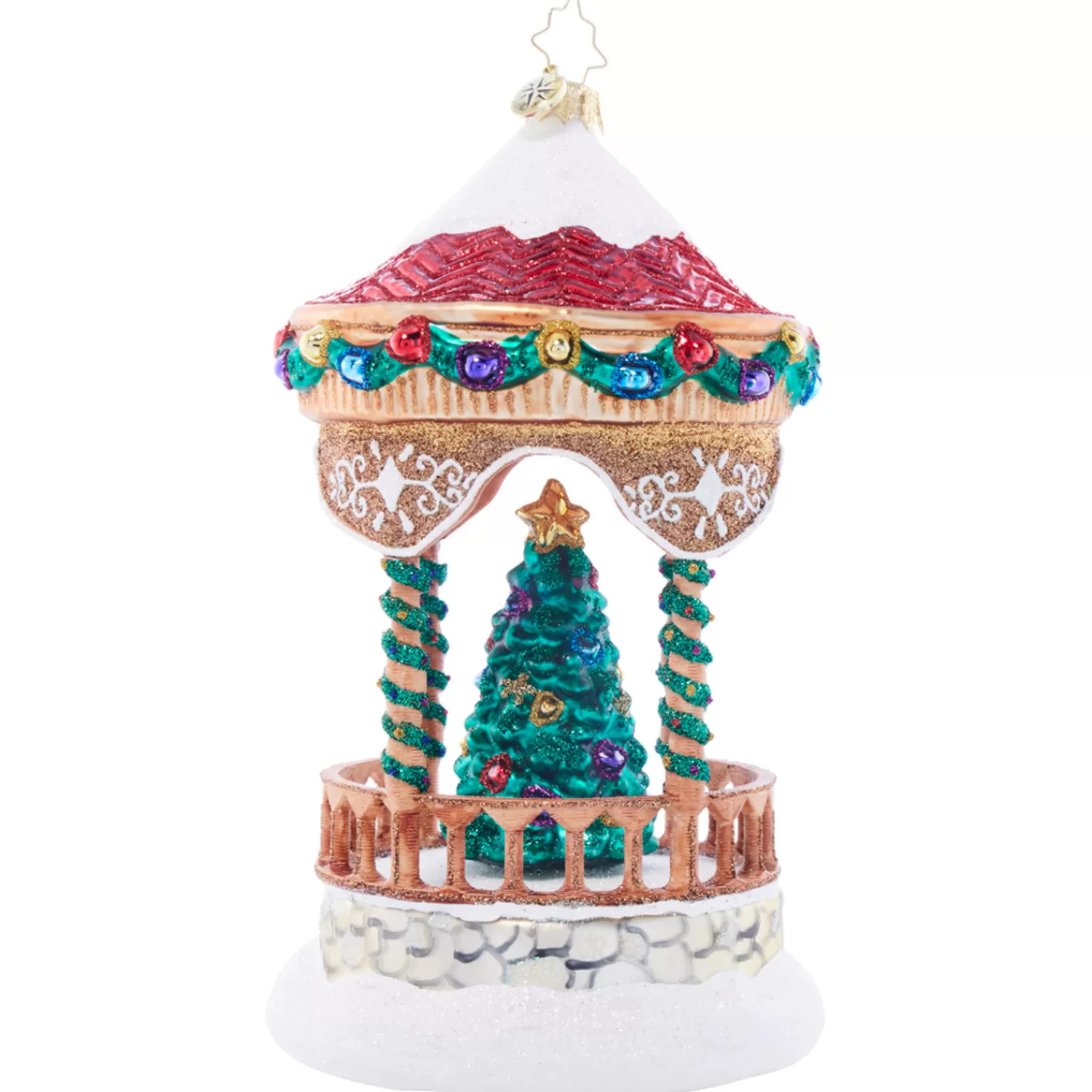 The Jolly Christmas Shop Christopher Radko·Trees | Glass Ornaments | Christopher Radko Peaceful Polar Pavillion Glass Christmas Ornament 1021881