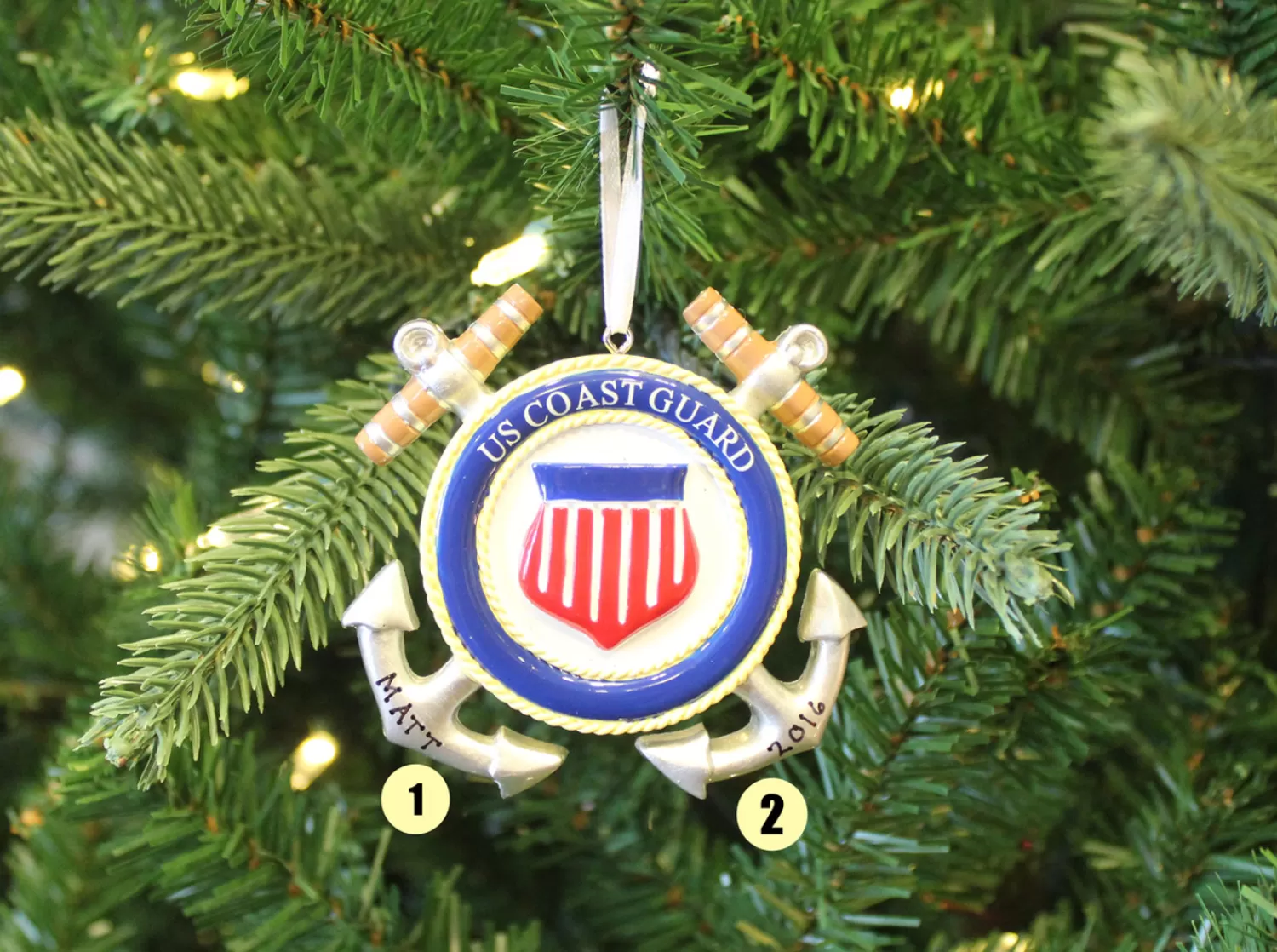 The Jolly Christmas Shop Personalized Ornaments·Jobs | Patriotic | Coast Guard Personalized Christmas Ornament