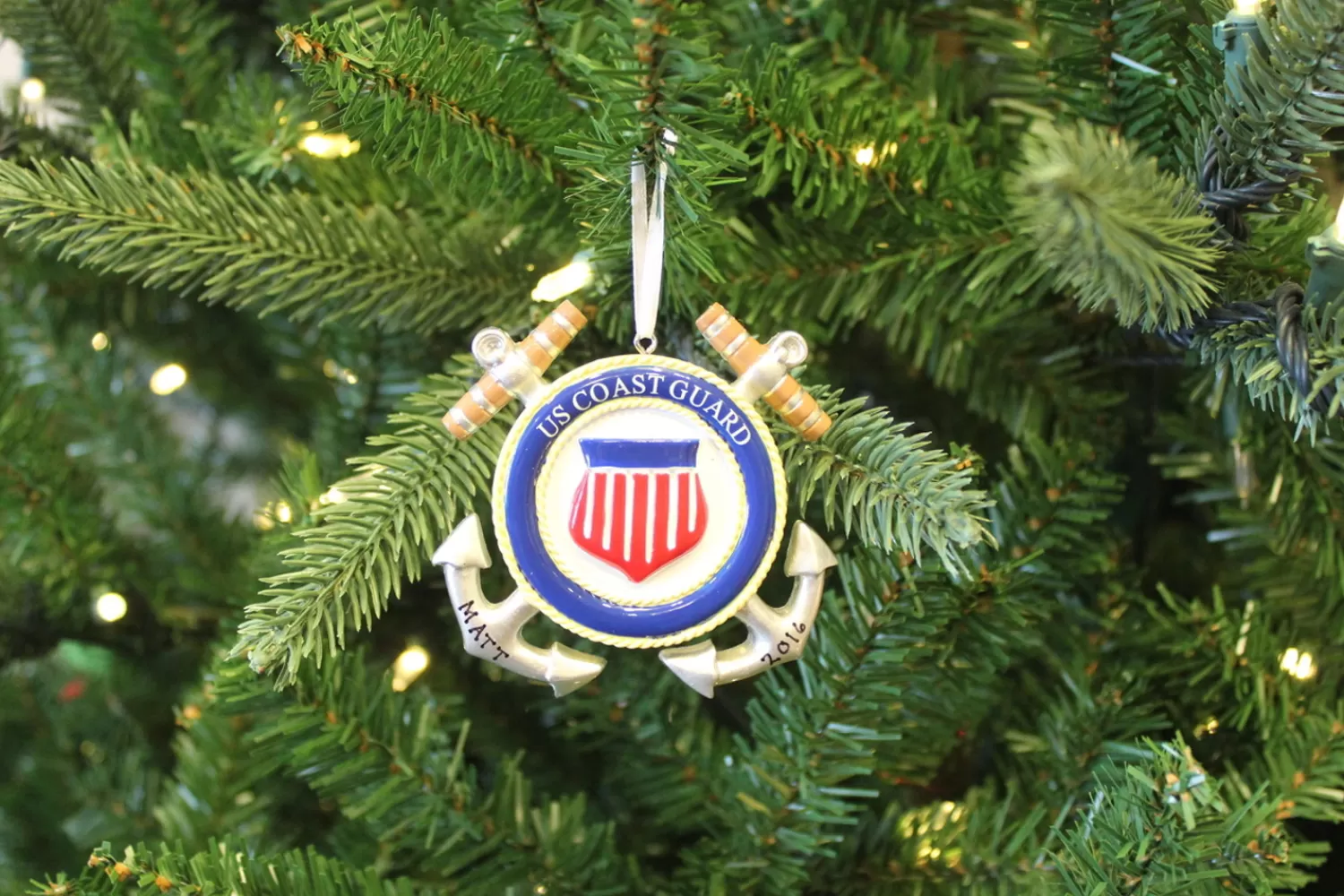 The Jolly Christmas Shop Personalized Ornaments·Jobs | Patriotic | Coast Guard Personalized Christmas Ornament