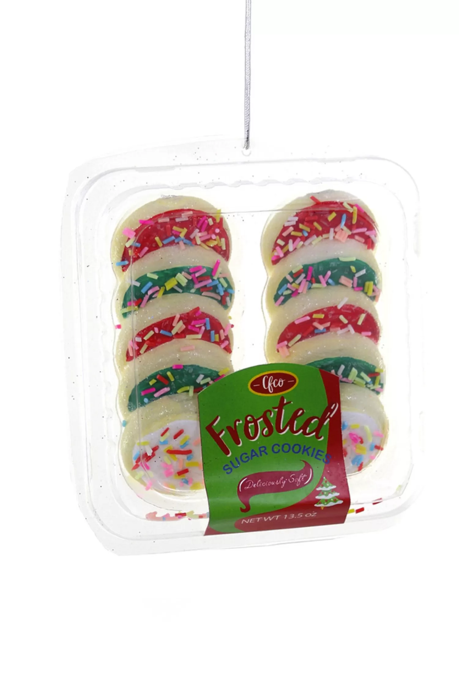 The Jolly Christmas Shop Jingle And Cocoa | Gingerbread | Cody 4" Deliciously Soft Sugar Cookies Christmas Ornament GL-348-M
