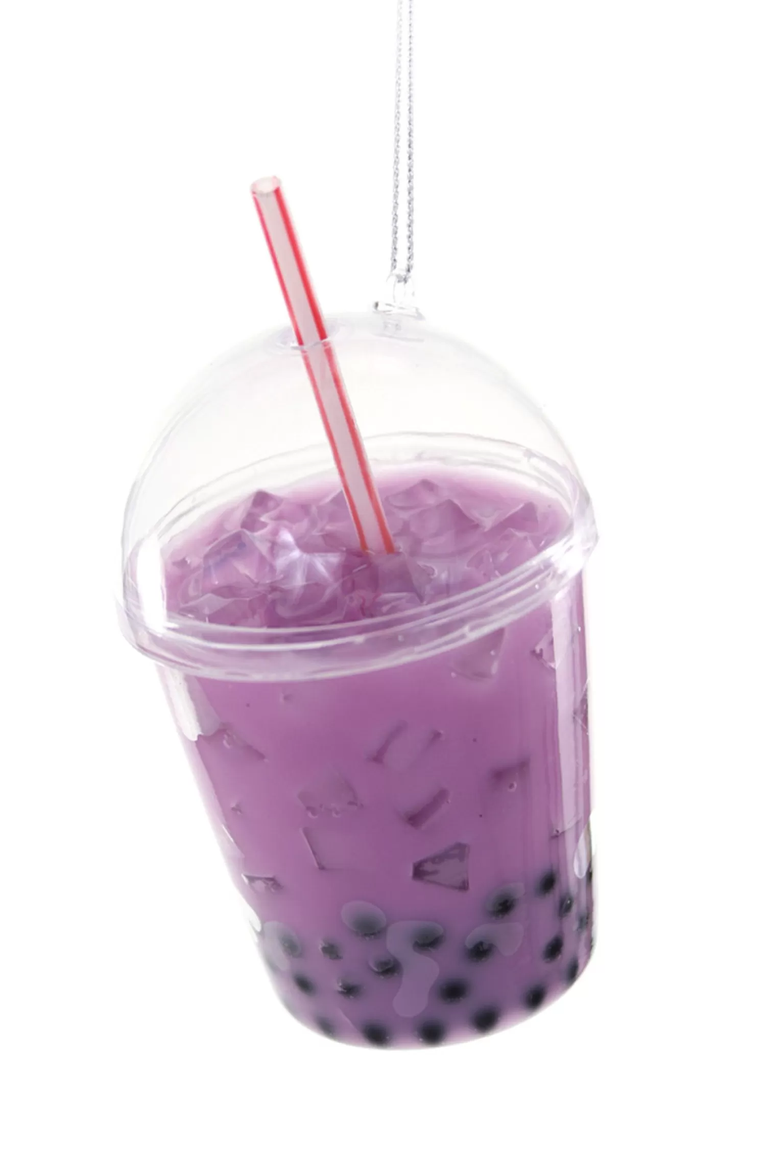 The Jolly Christmas Shop Hipster Tree | The Candy Shop | Cody Foster 4.5" Purple Bubble Tea Christmas Ornament GL-430