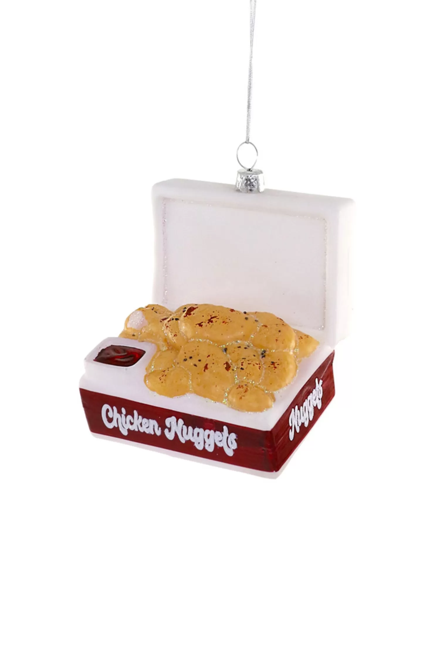 The Jolly Christmas Shop Candy And Food | Glass Ornaments | Cody Foster 4" Chicken Nuggets Glass Christmas Ornament GO-8774