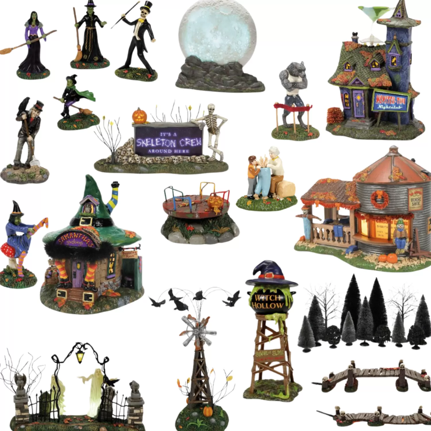 The Jolly Christmas Shop Department 56 Halloween | Department 56 2024 Halloween Village 18 Pc Set