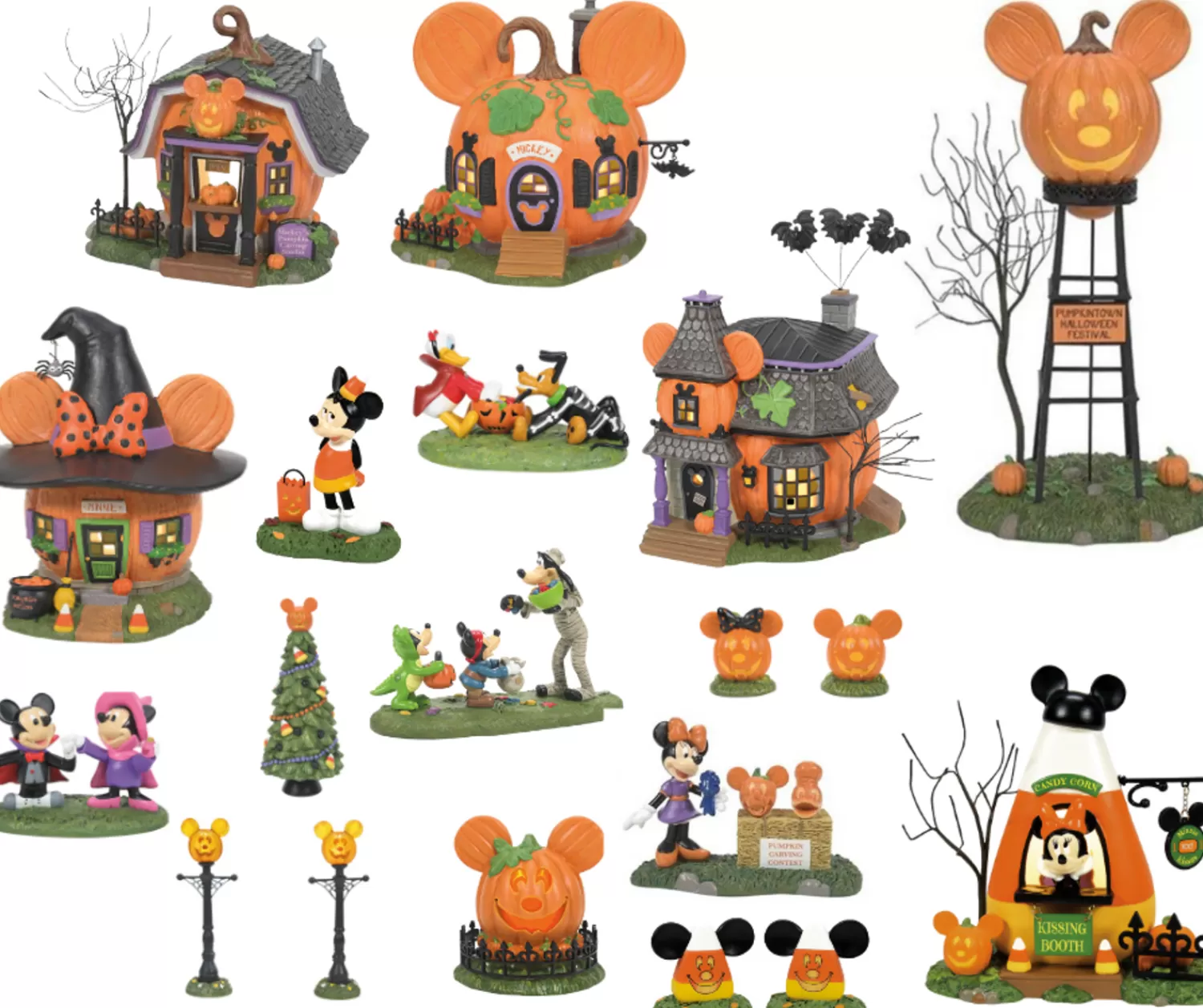 The Jolly Christmas Shop Department 56 Halloween | Department 56 2024 Mickey's Pumpkintown Village Full Set