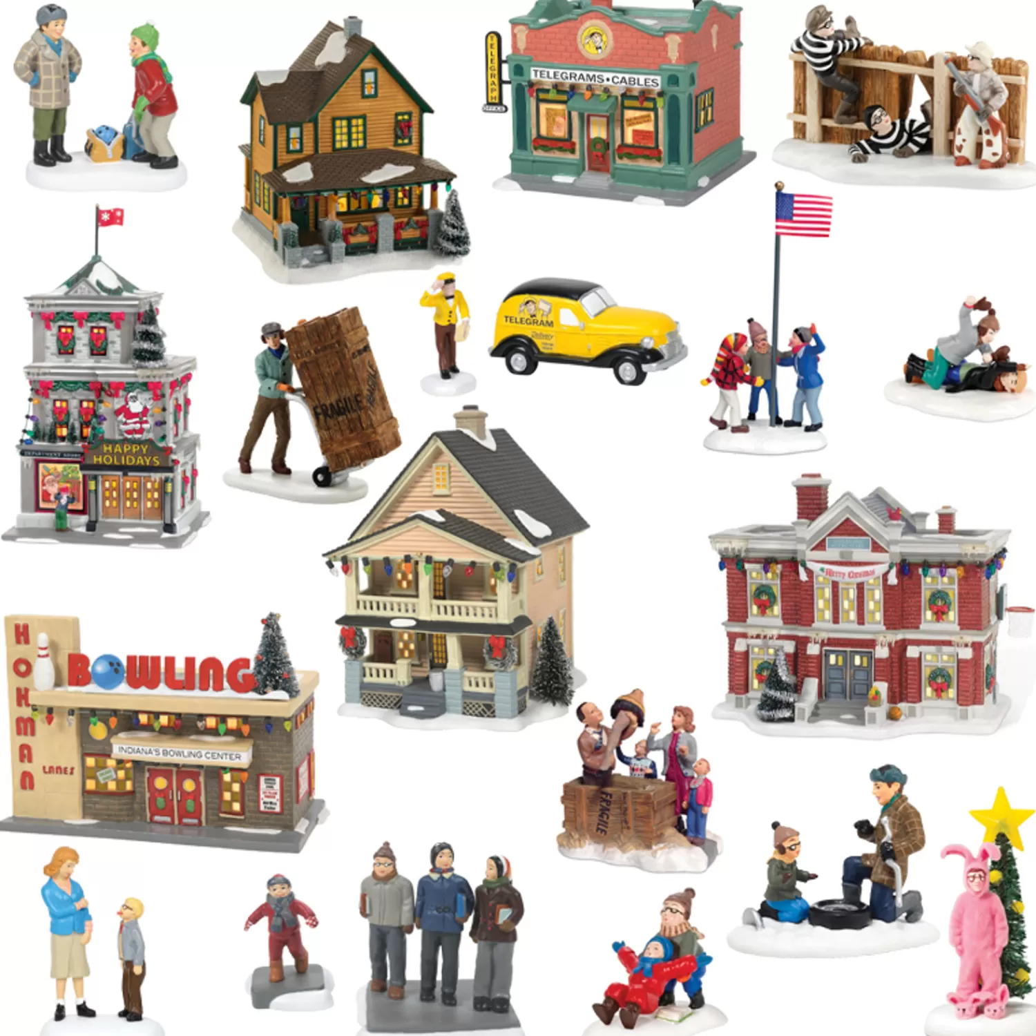 The Jolly Christmas Shop A Christmas Story | Department 56 A Christmas Story 2023 Full Set 18 Pieces