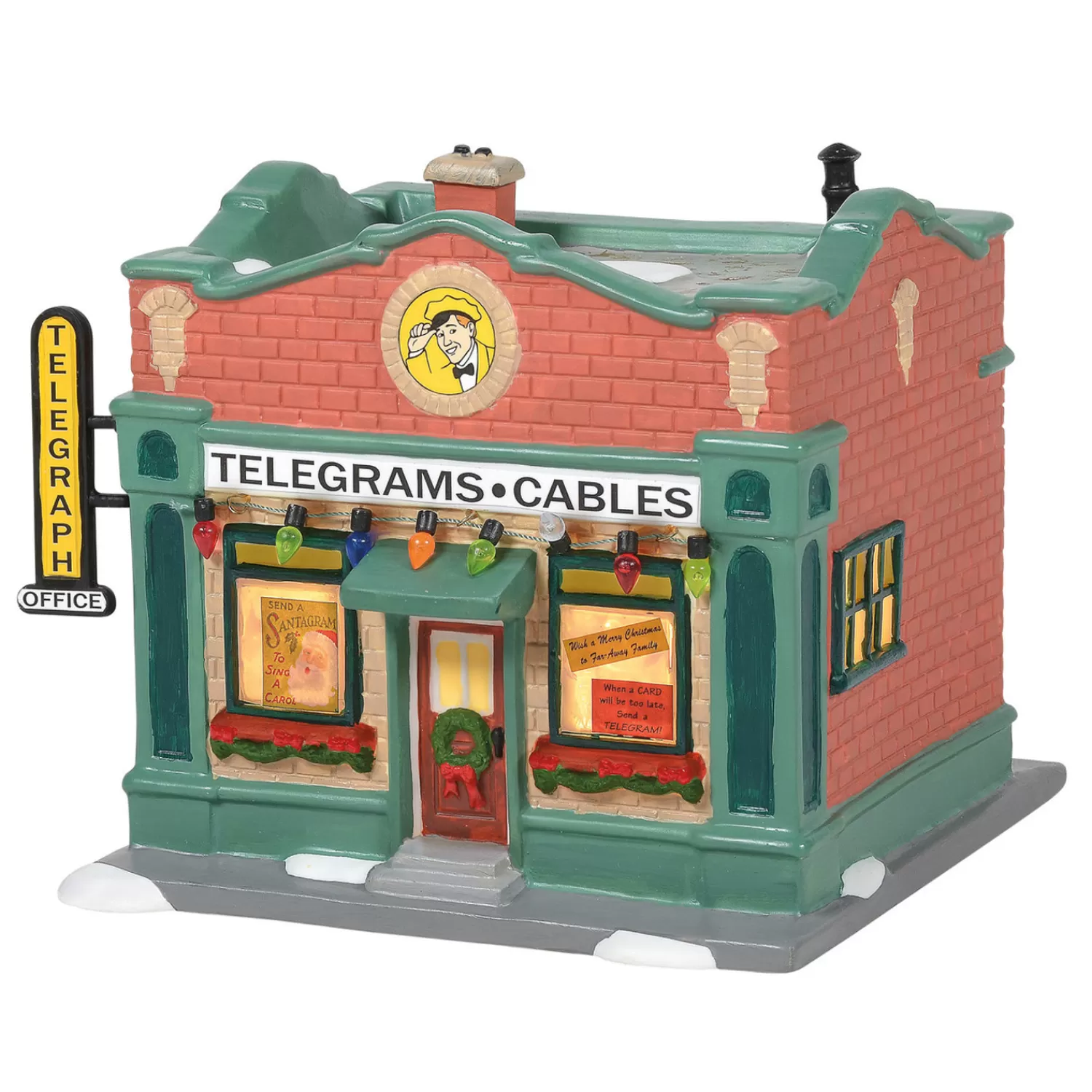 The Jolly Christmas Shop A Christmas Story | Department 56 A Christmas Story Village Hohman Telegraph Office Building 6005576