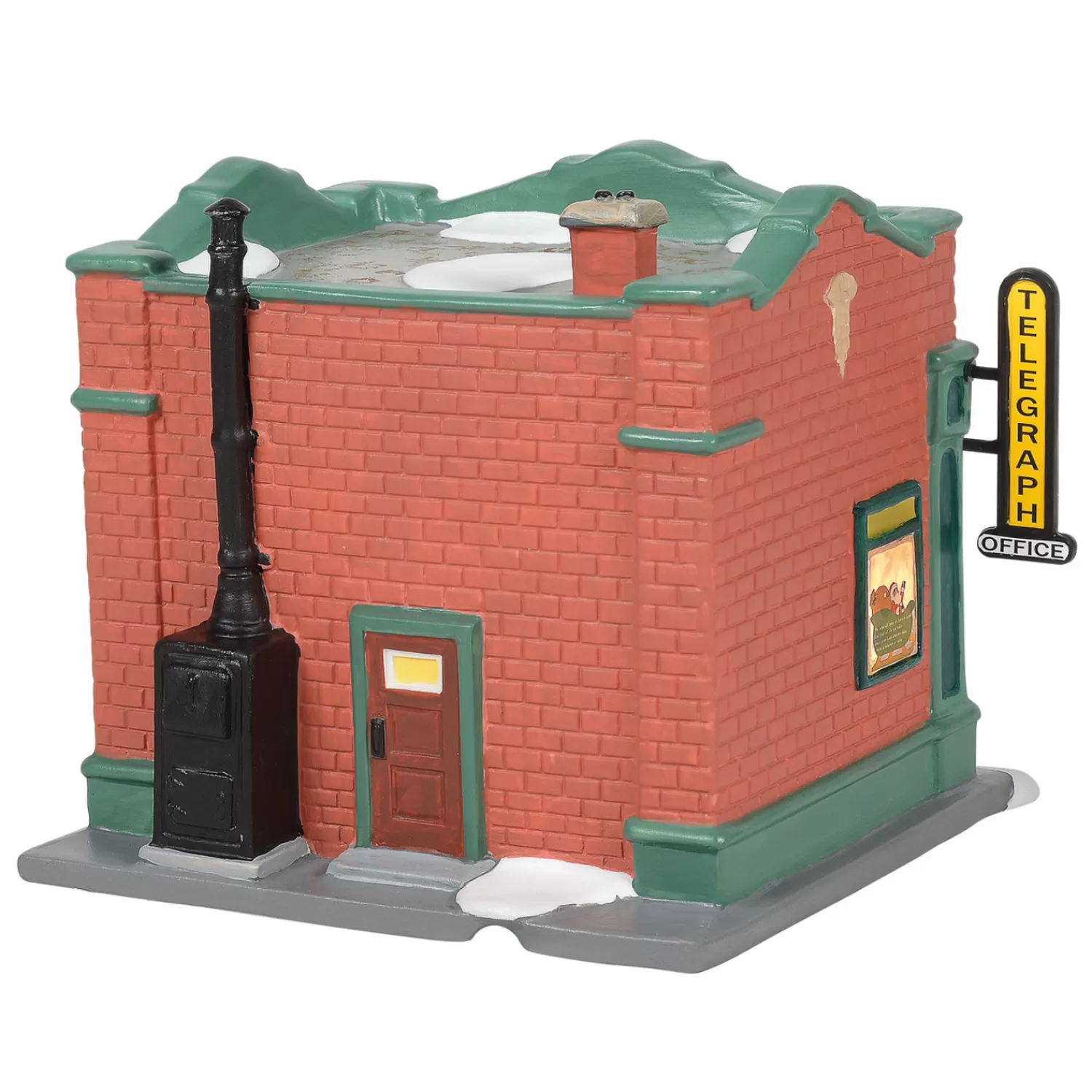 The Jolly Christmas Shop A Christmas Story | Department 56 A Christmas Story Village Hohman Telegraph Office Building 6005576