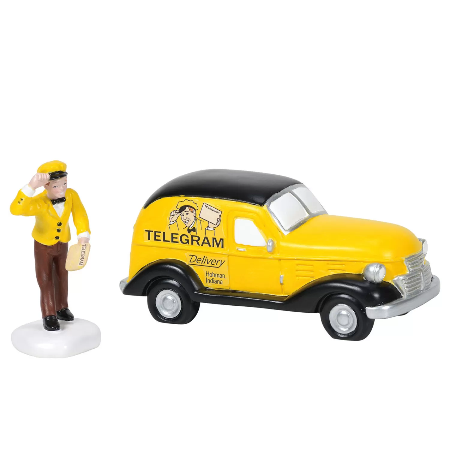 The Jolly Christmas Shop A Christmas Story | Department 56 A Christmas Story Village Old Man's Telegram Delivered Figure 6005577