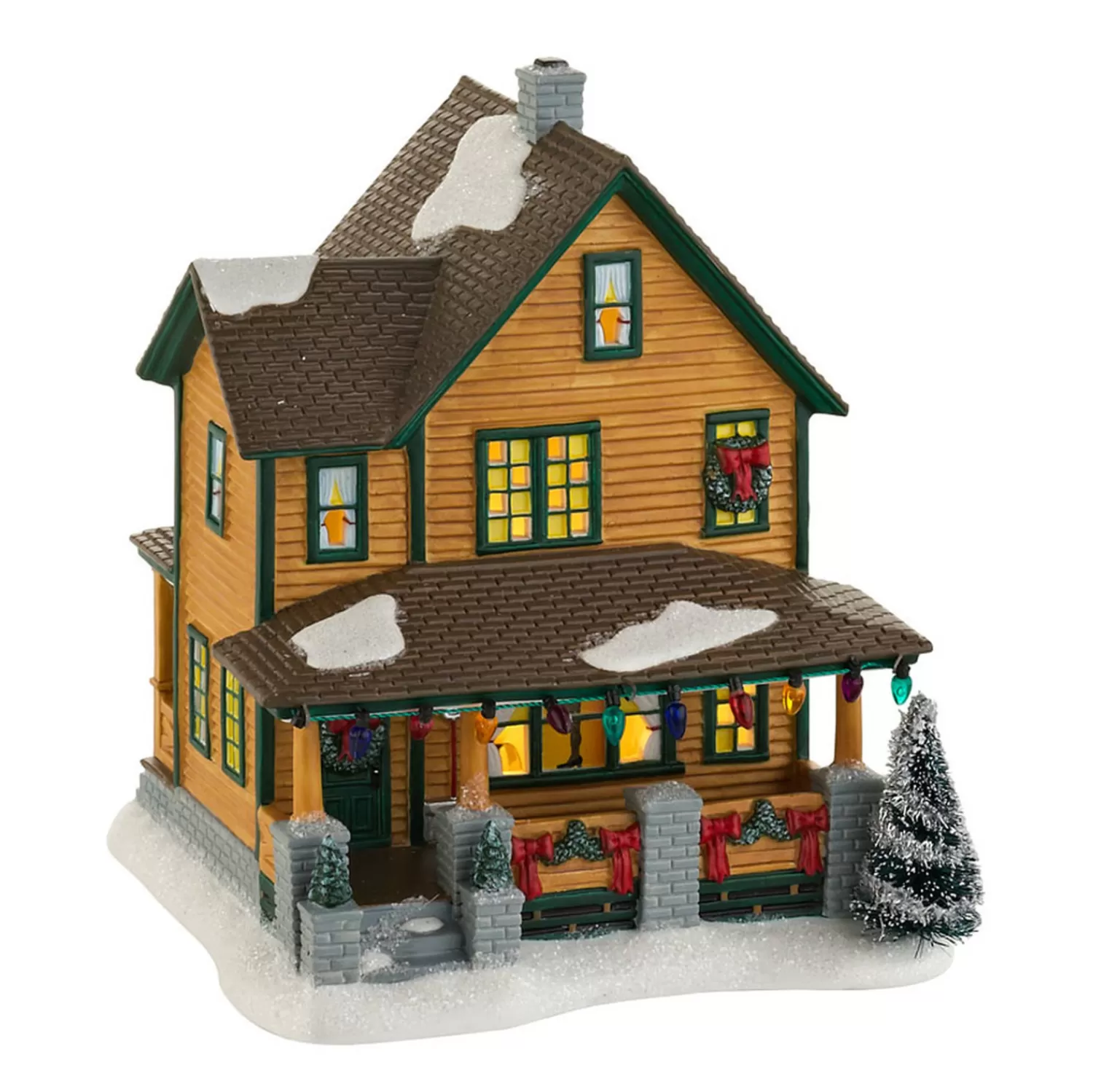 The Jolly Christmas Shop A Christmas Story | Department 56 A Christmas Story Village Ralphie's House 4029245