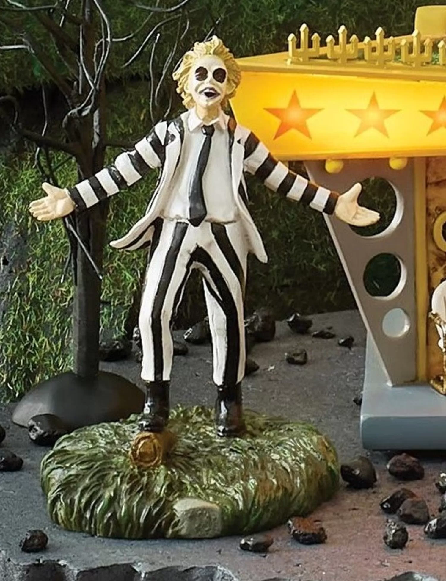 The Jolly Christmas Shop Department 56 Halloween | Department 56 Beetlejuice Village Say It Three Times... Figure 6014735