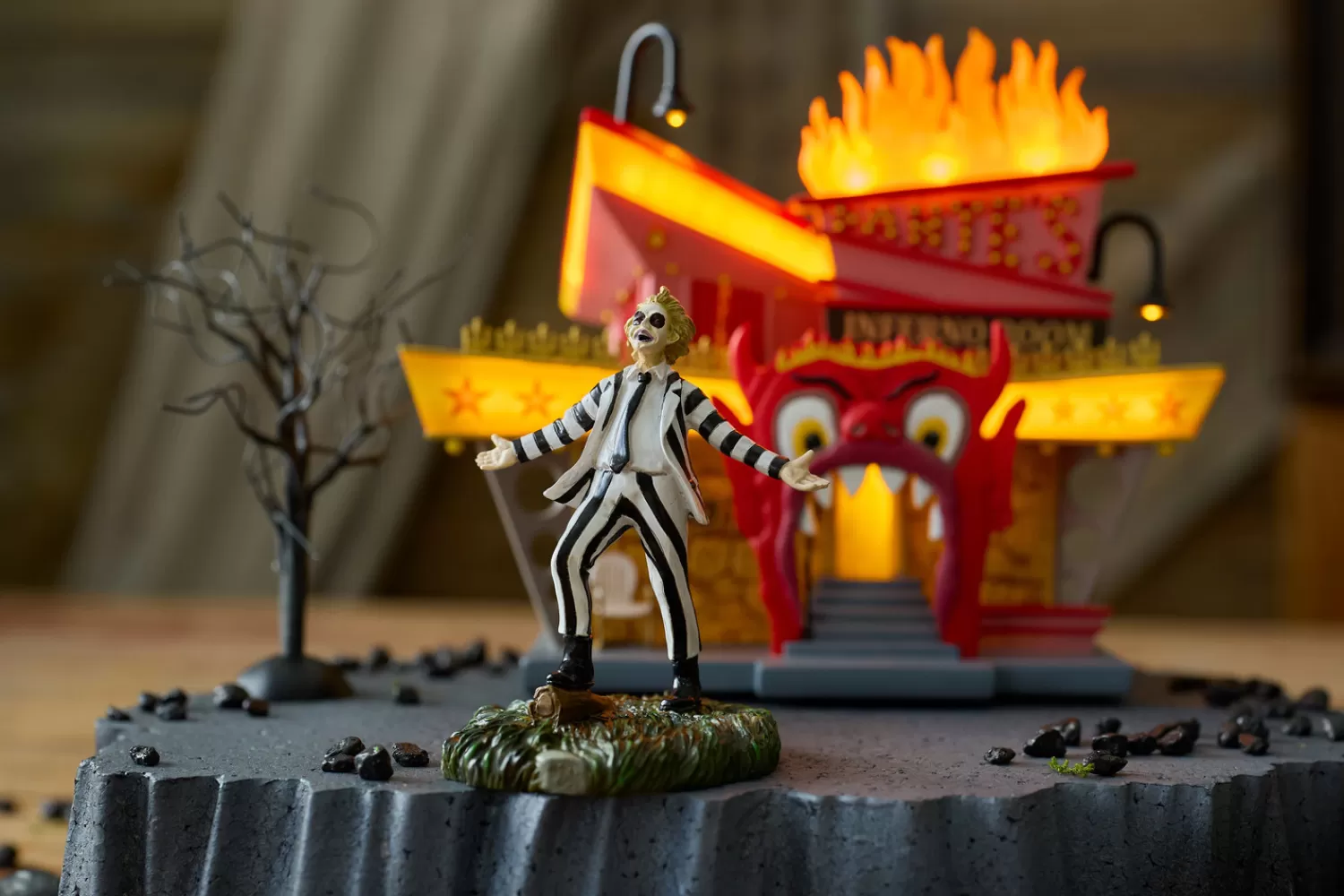 The Jolly Christmas Shop Department 56 Halloween | Department 56 Beetlejuice Village Say It Three Times... Figure 6014735