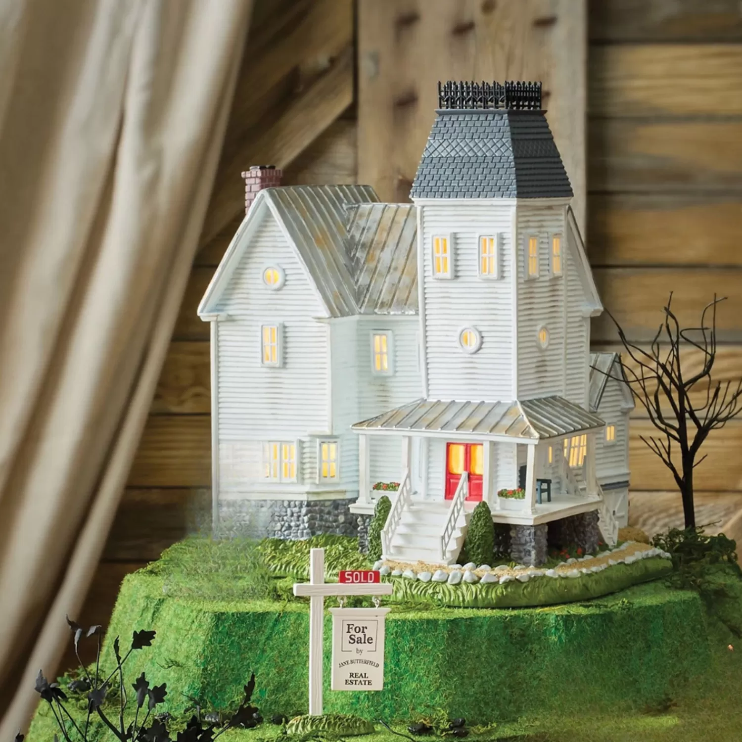 The Jolly Christmas Shop Department 56 Halloween | Department 56 Beetlejuice Village The Beetlejuice House Exclusive Piece 6014733