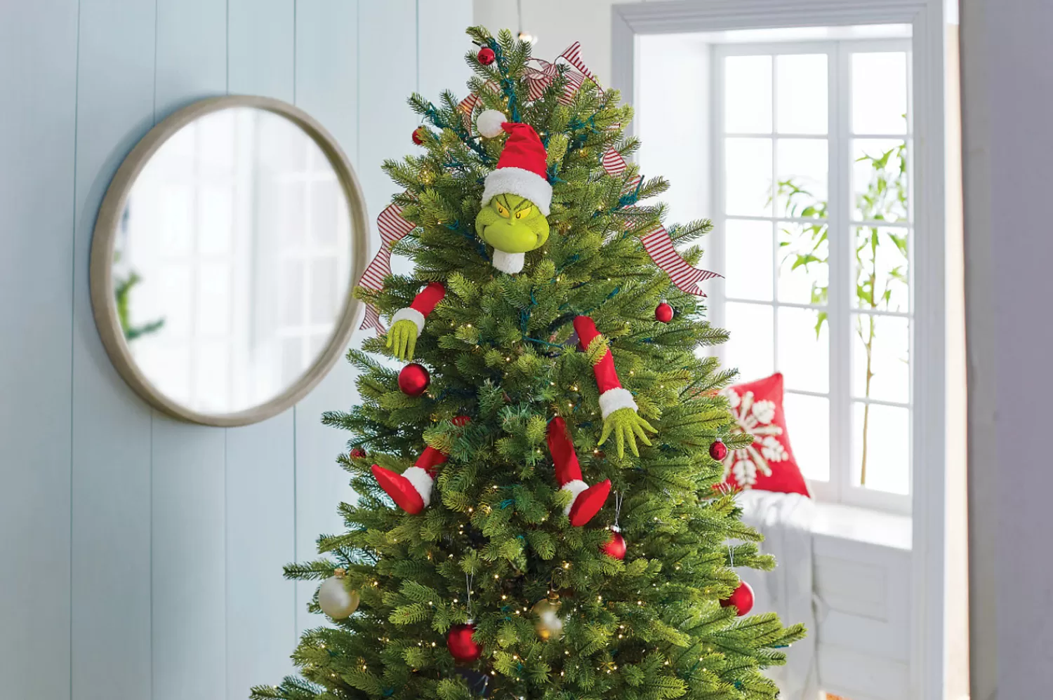 The Jolly Christmas Shop Grinch | Sprays, Picks, Stems | Department 56 Decorate Grinch In A Cinch Wreath Or Tree Decoration 6010192