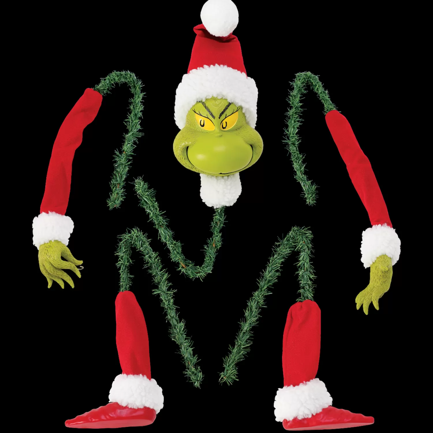 The Jolly Christmas Shop Grinch | Sprays, Picks, Stems | Department 56 Decorate Grinch In A Cinch Wreath Or Tree Decoration 6010192
