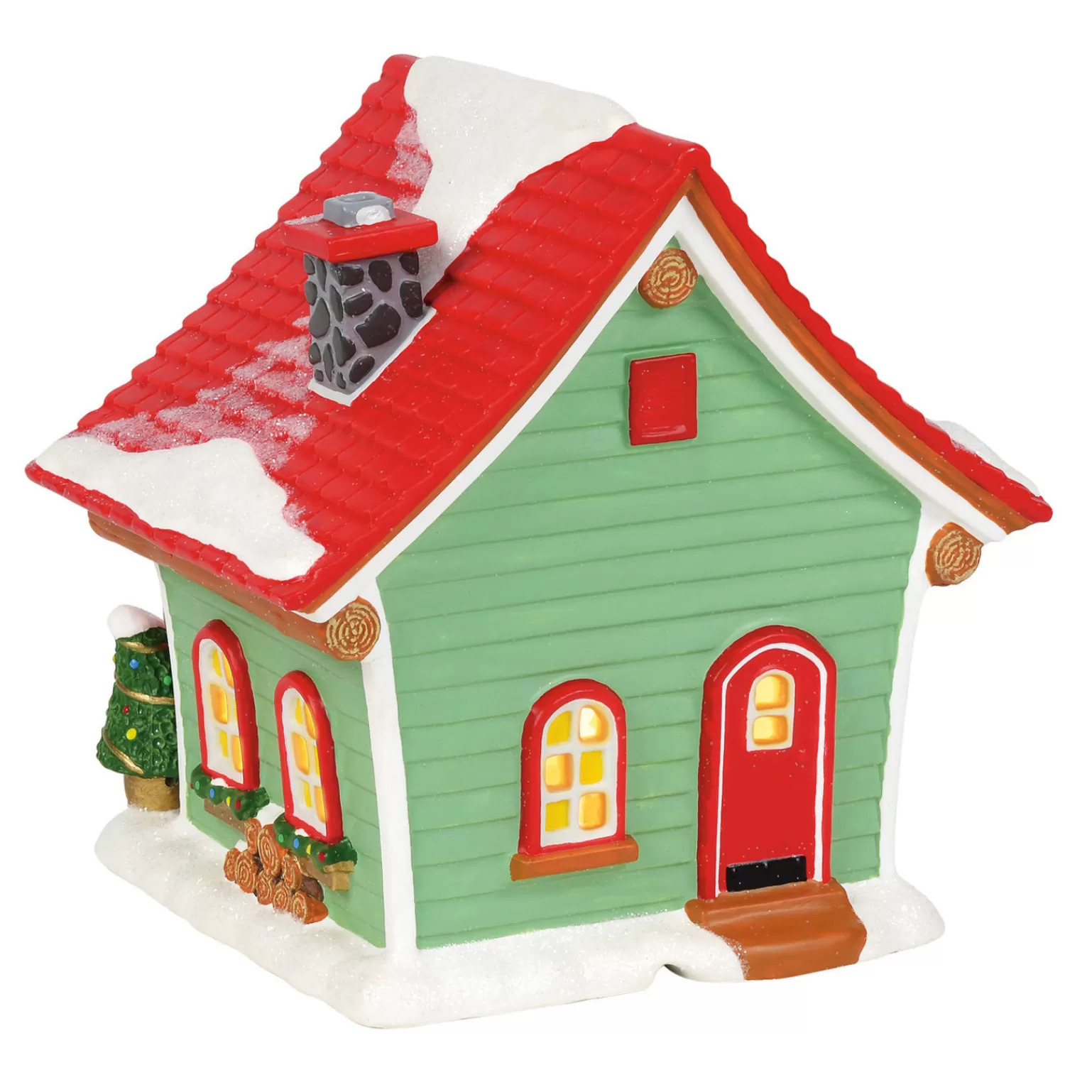 The Jolly Christmas Shop Mickey Mouse | Disney | Department 56 Disney Christmas Village Mickey's Tree Lot Building 4059627