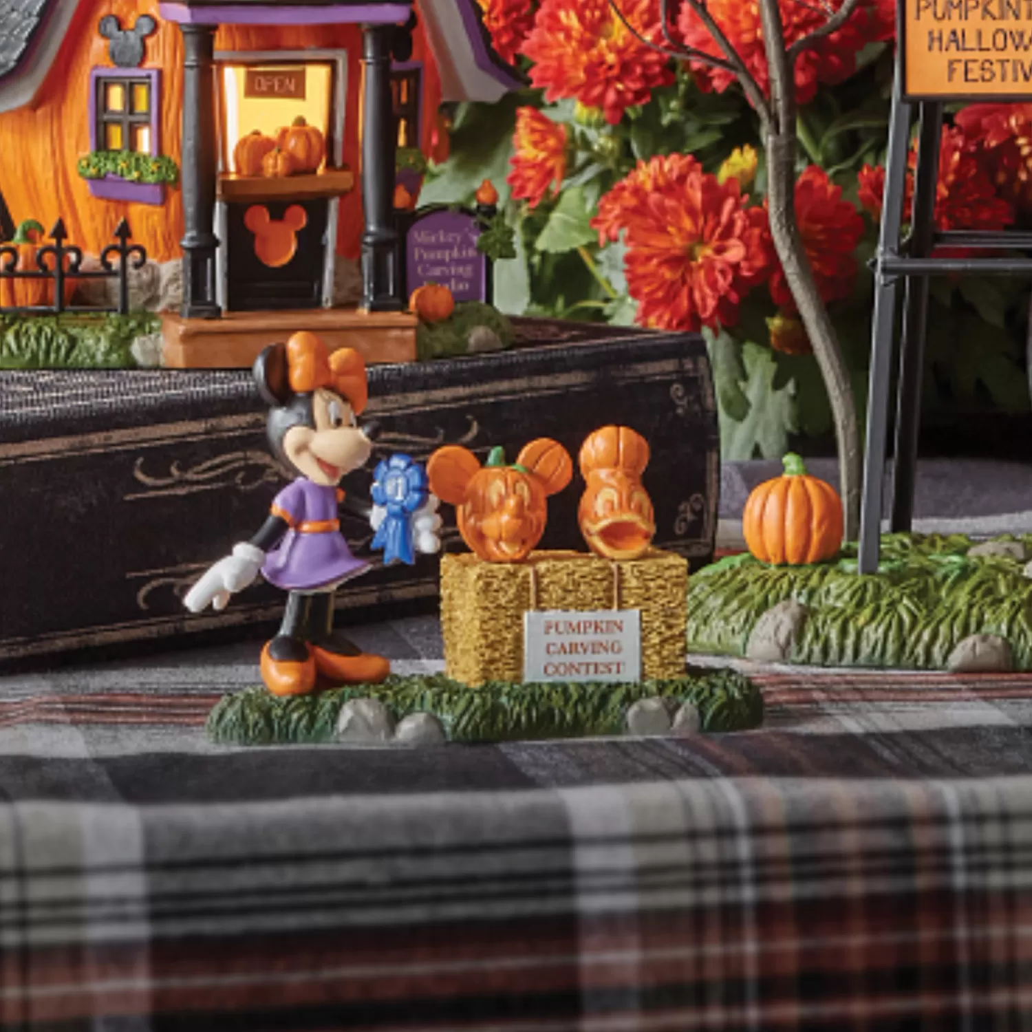 The Jolly Christmas Shop Department 56 Halloween | Disney | Department 56 Disney Mickey's Pumpkintown Minnie Picks A Winner 6012311