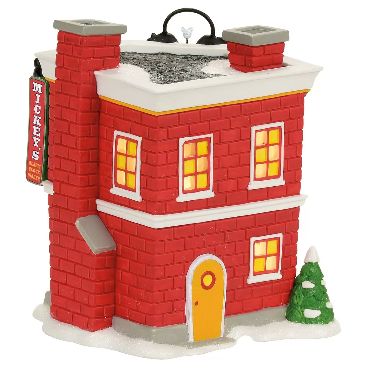 The Jolly Christmas Shop Disney | Department 56·Disney Collectibles | Department 56 Disney Village Mickey's Alarm Clock Shop 4057261
