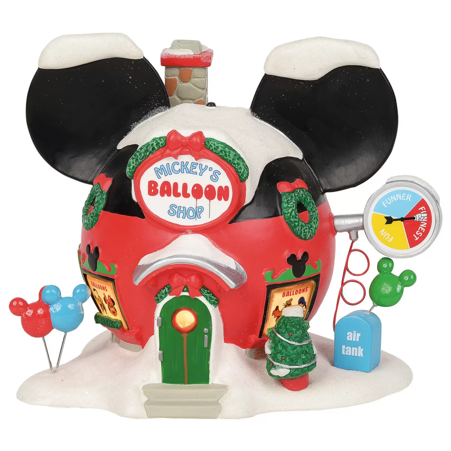 The Jolly Christmas Shop Disney | Department 56·Disney Collectibles | Department 56 Disney Village Mickey's Balloon Inflators Building 6001316