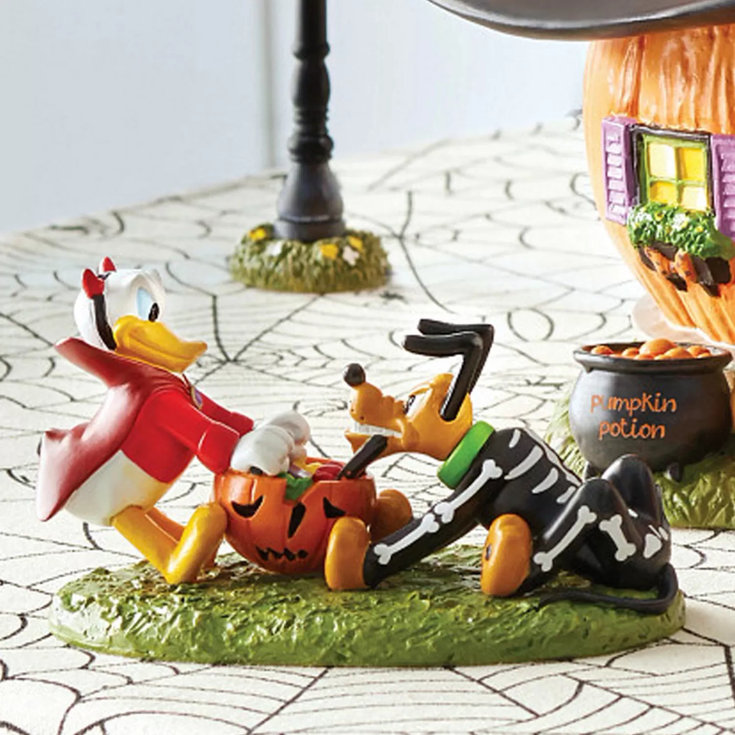 The Jolly Christmas Shop Department 56 Halloween | Disney | Department 56 Disney's Halloween Pumpkintown Village Donald And Pluto's Tussle 6007729