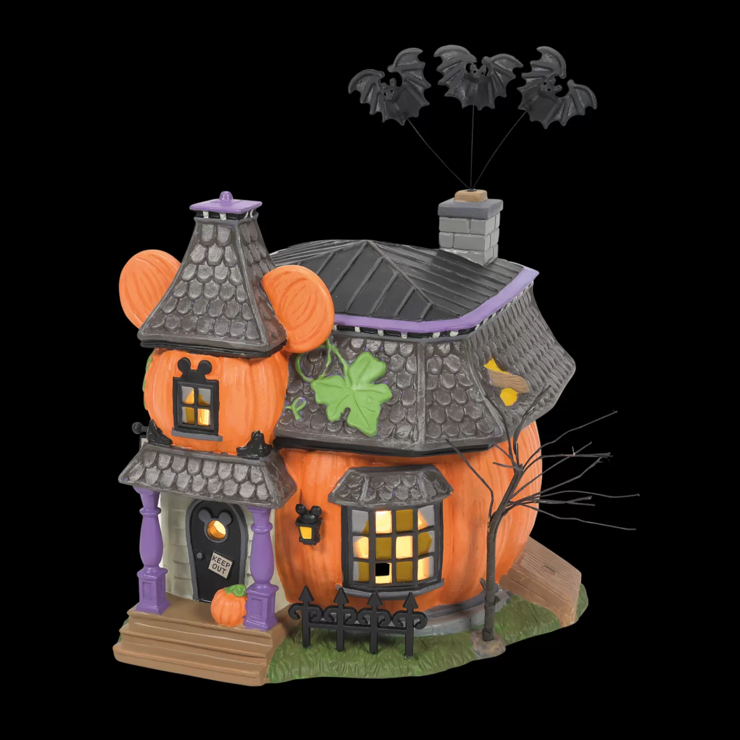 The Jolly Christmas Shop Department 56 Halloween | Disney | Department 56 Disney's Halloween Village Mickey's Pumpkintown Haunted Manor Building 6009780