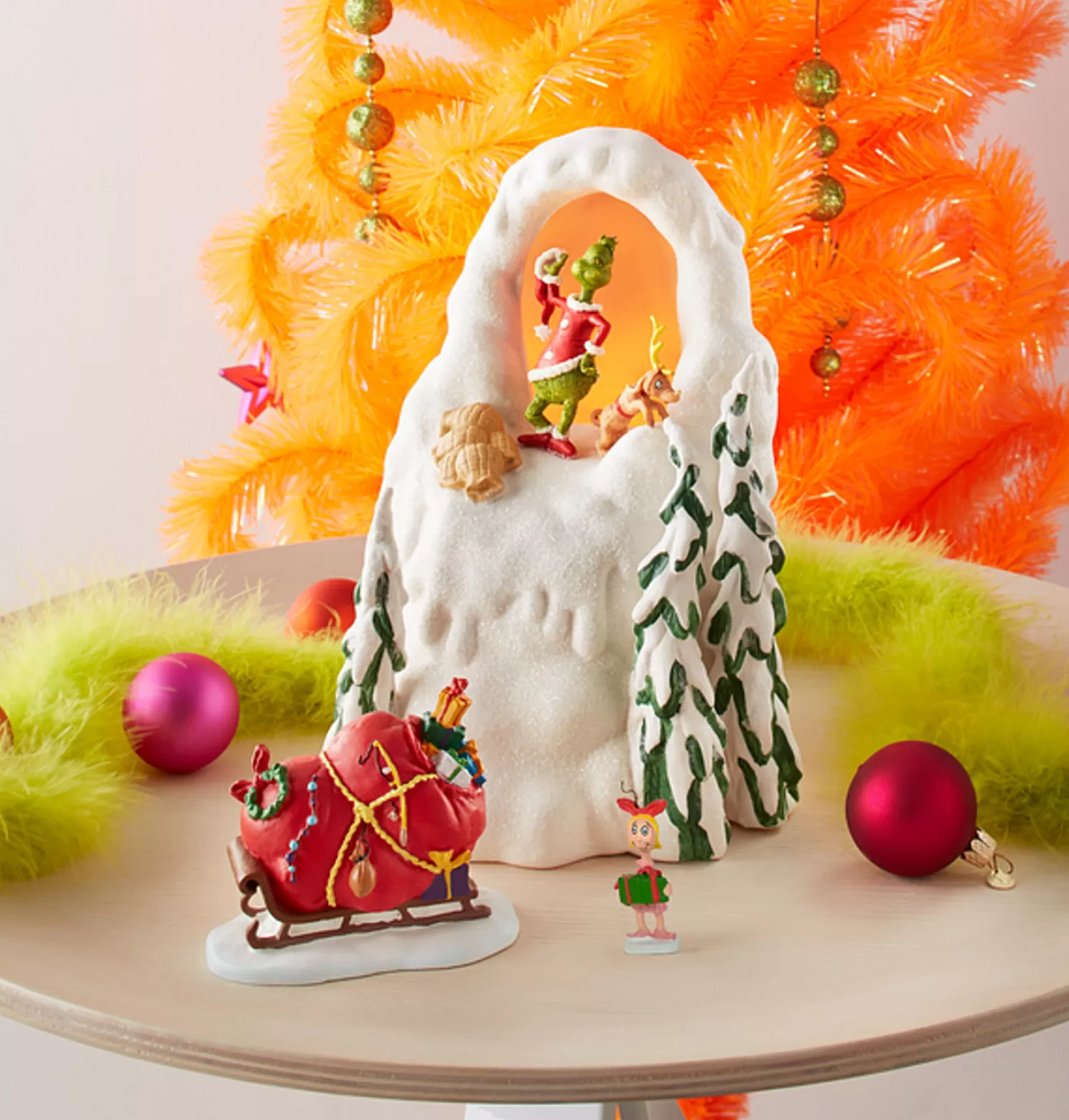 The Jolly Christmas Shop Grinch | Department 56·Grinch | Department 56 Grinch Village Mount Crumpit Building 4029621