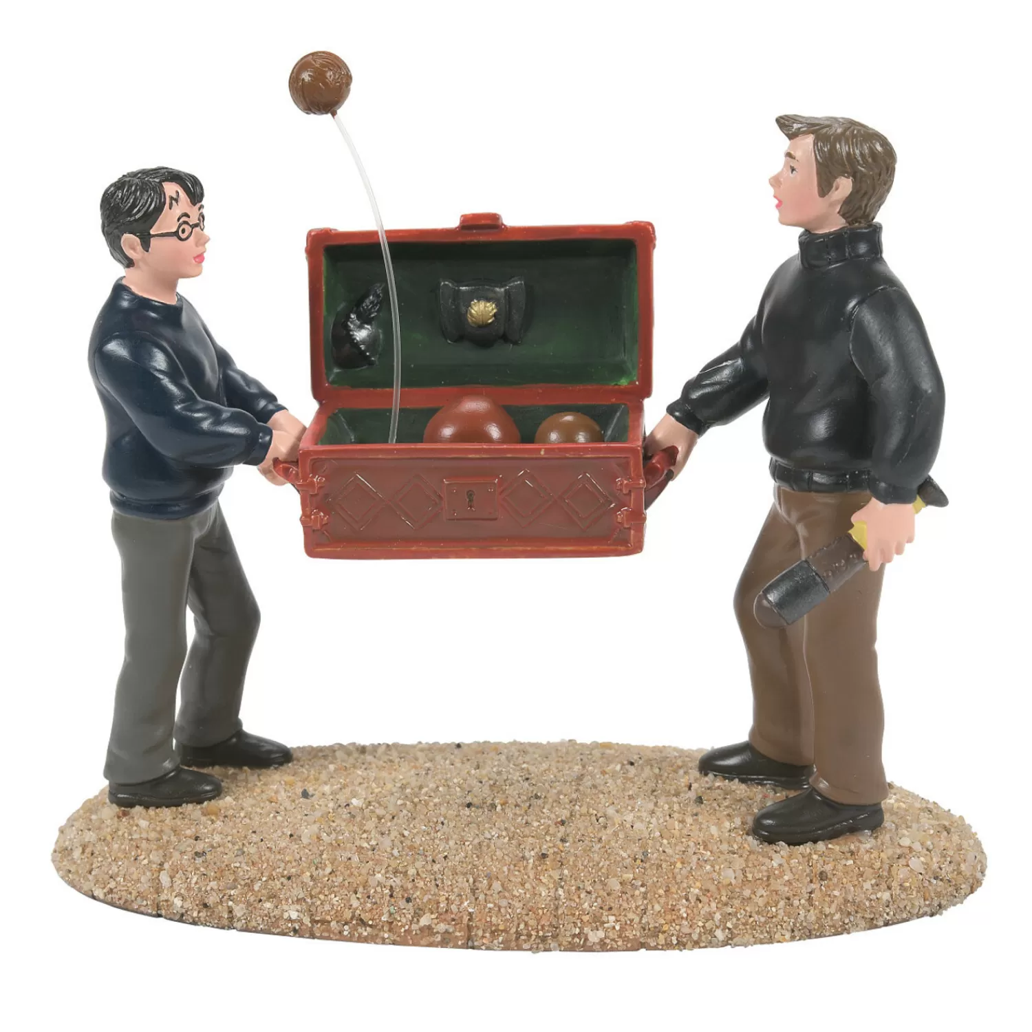 The Jolly Christmas Shop Harry Potter | Department 56 Harry Potter Village A Lively Bludger! Figure 6007755