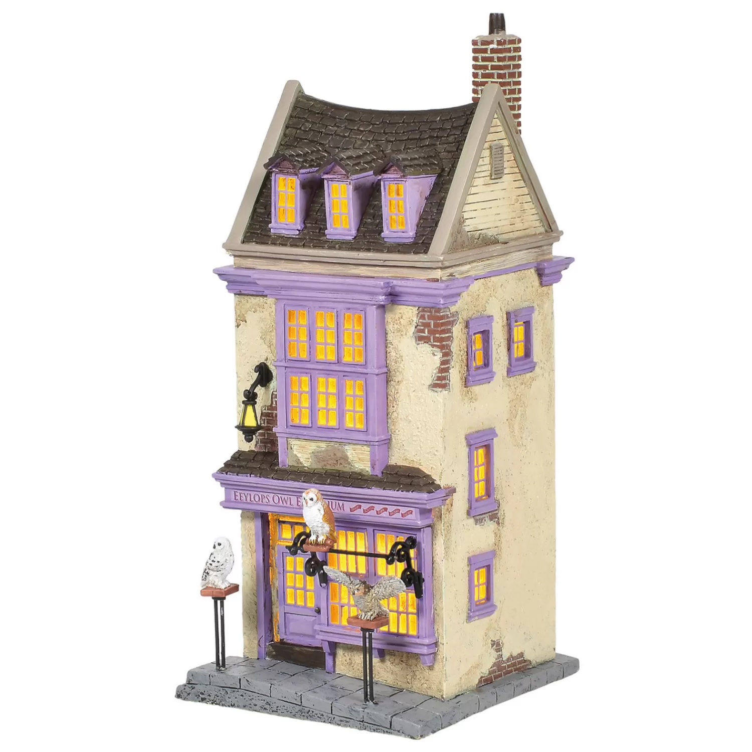 The Jolly Christmas Shop Harry Potter | Department 56 Harry Potter Village Eeylops Owl Emporium Building 6005614