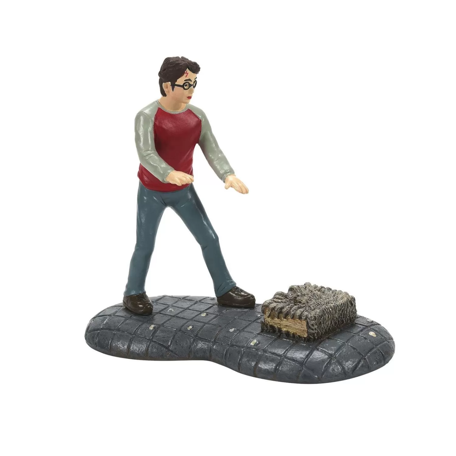 The Jolly Christmas Shop Harry Potter | Department 56 Harry Potter Village Harry & His Monster Book Figure 6010456