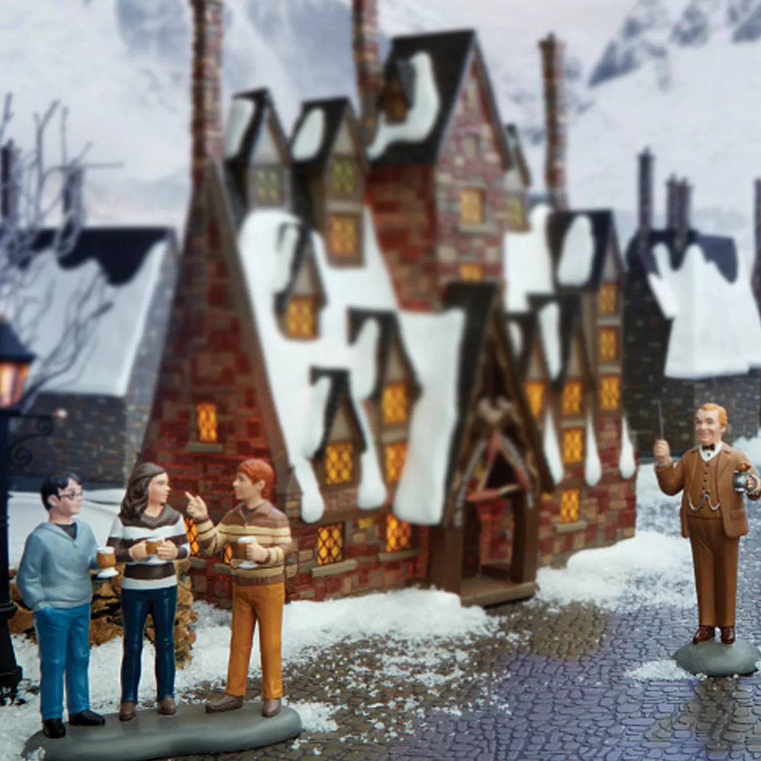 The Jolly Christmas Shop Harry Potter | Department 56 Harry Potter Village Professor Slughorn & The Trio Figure 6006515