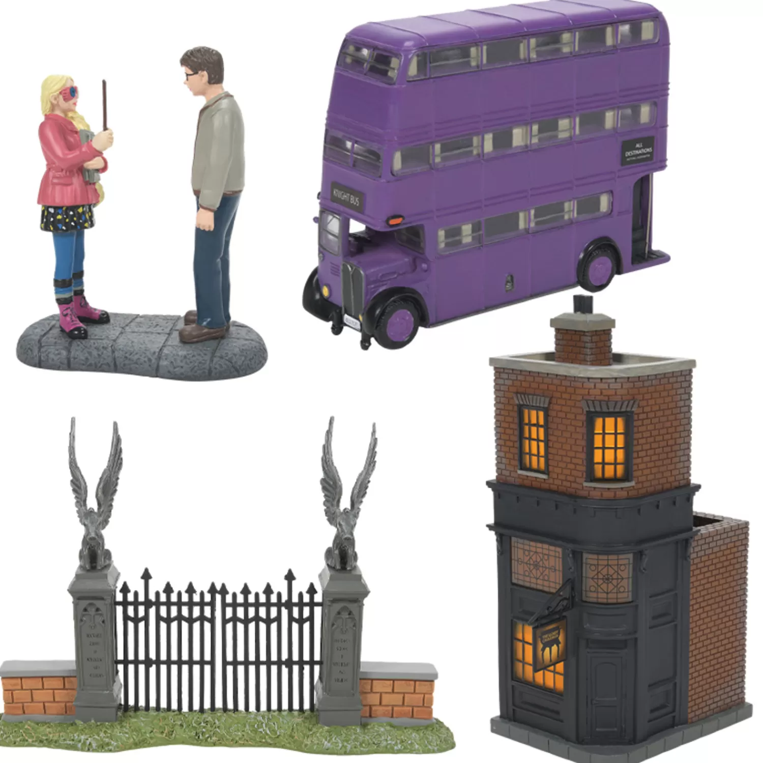 The Jolly Christmas Shop Harry Potter | Department 56 Mid Year 2022 Harry Potter Village 4 Pc Set