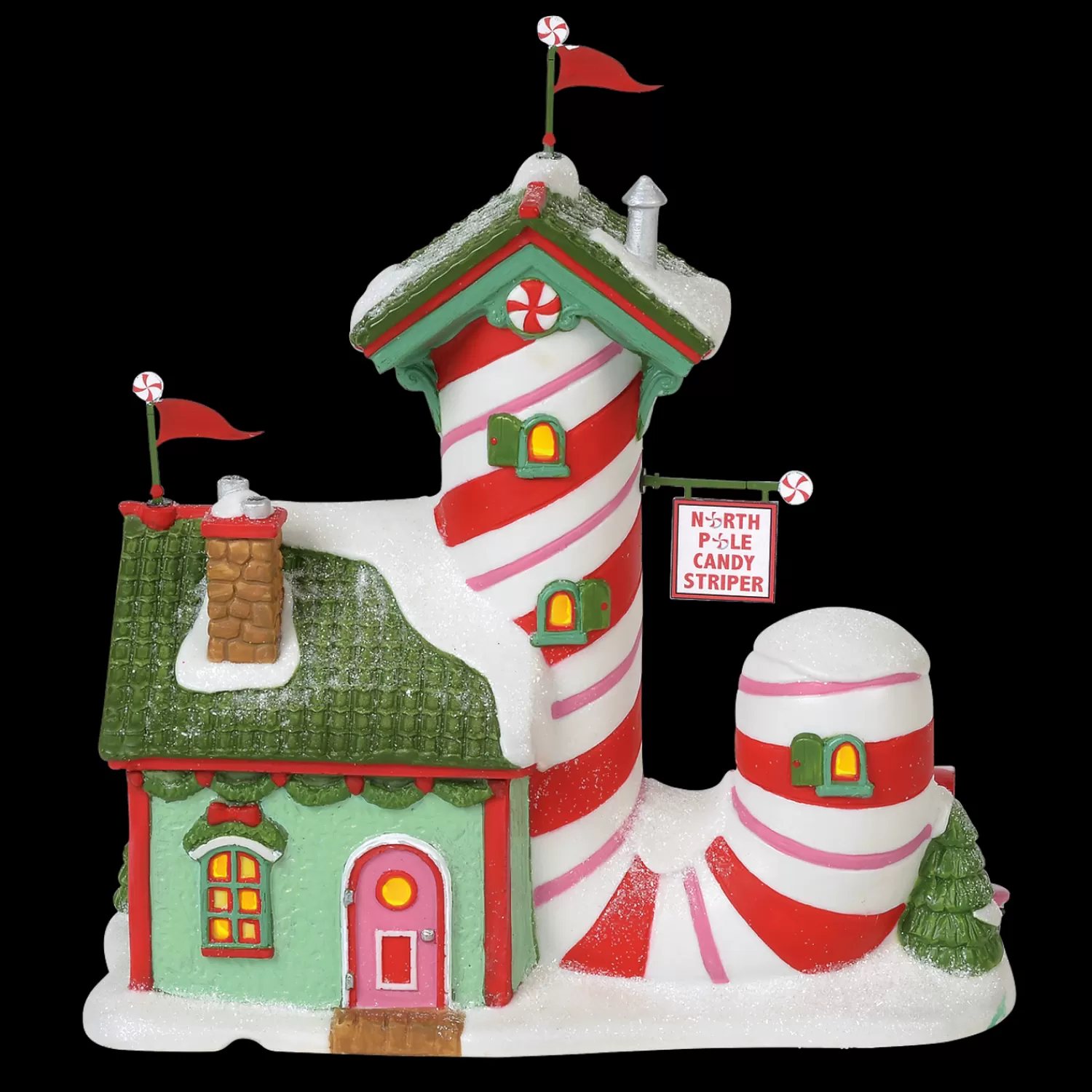 The Jolly Christmas Shop Jingle And Cocoa | Department 56 North Pole Village North Pole Candy Striper 6000613