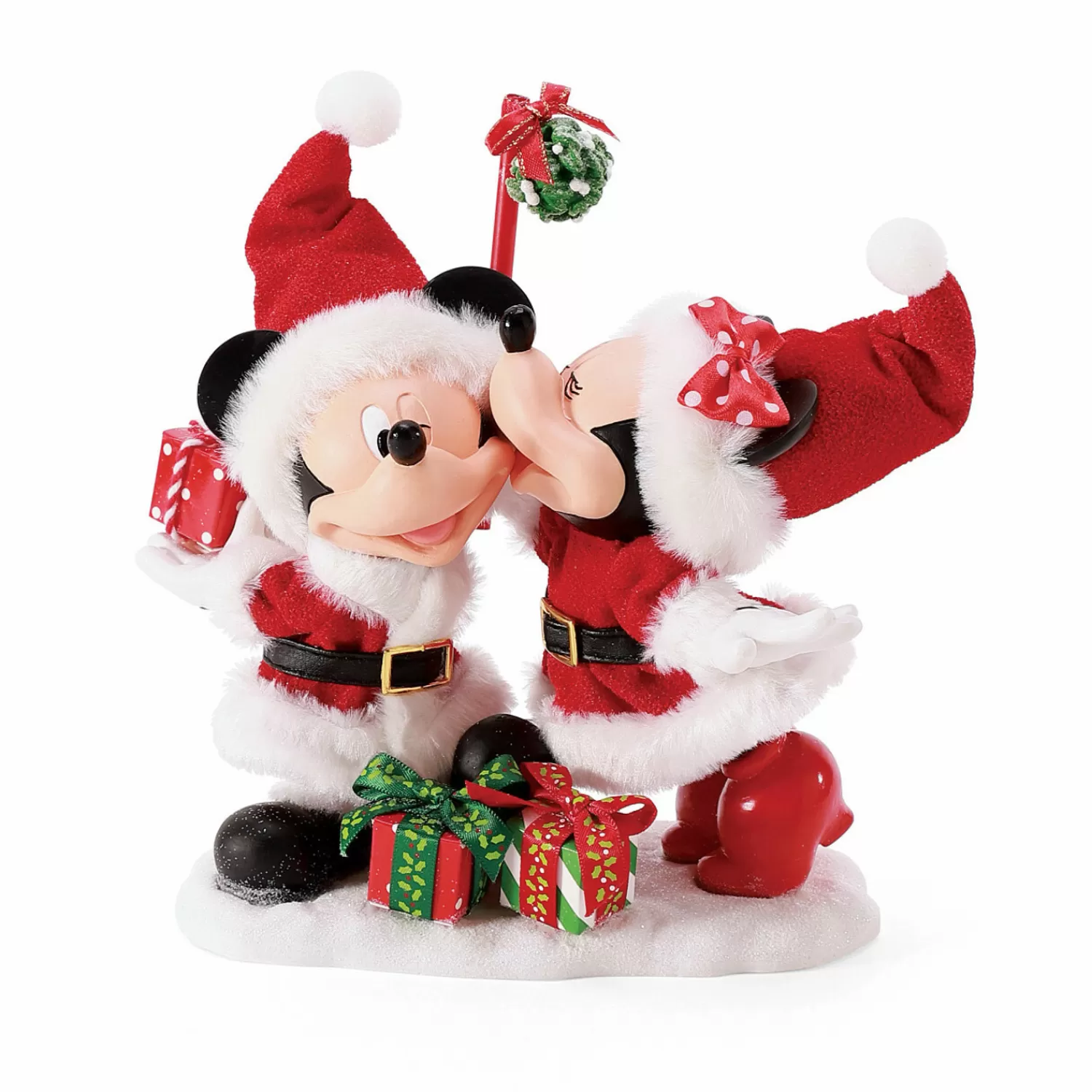 The Jolly Christmas Shop Disney | Possible Dreams Santa | Department 56 Possible Dreams Disney Mickey Mouse Big Kiss Figure 6008568