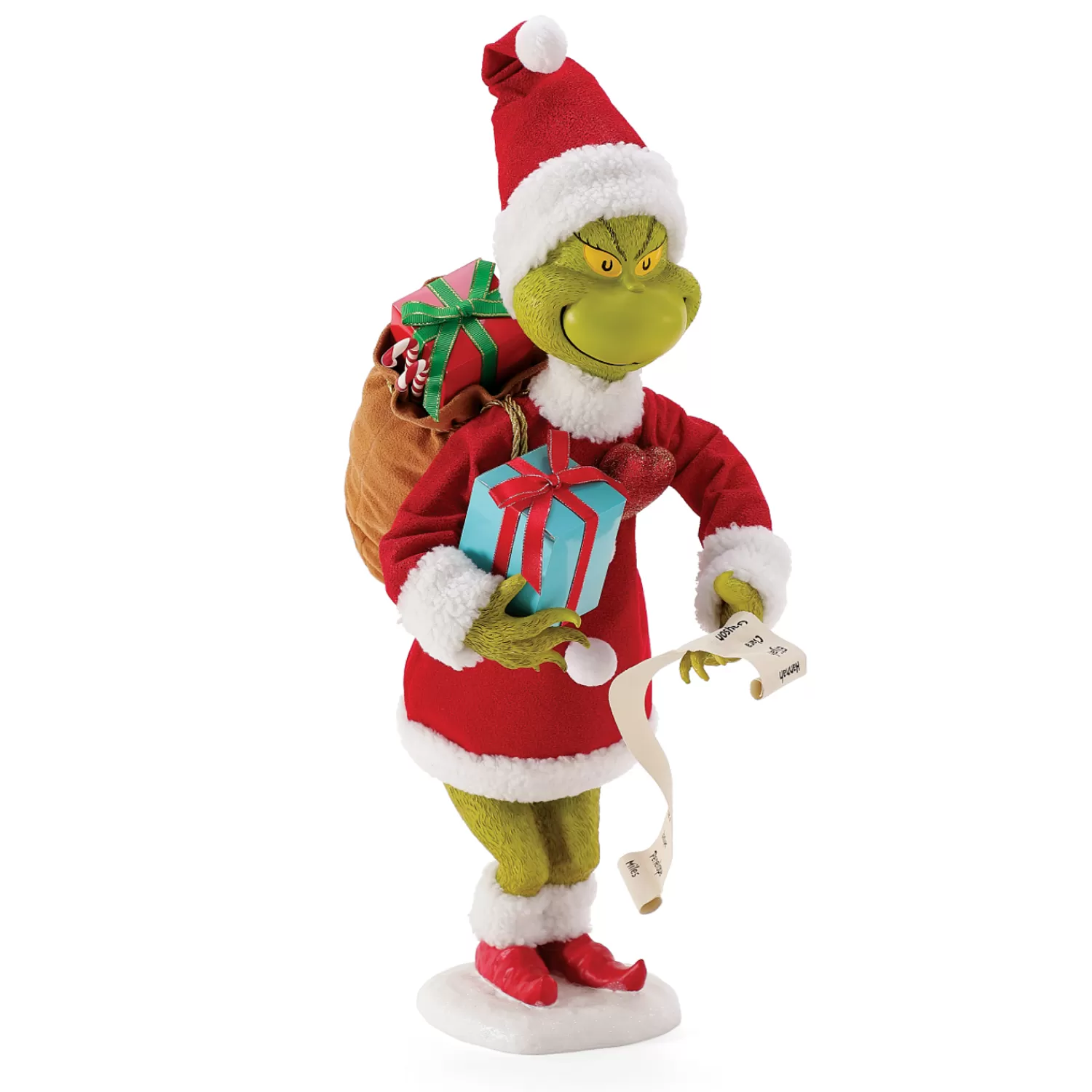 The Jolly Christmas Shop Grinch | Possible Dreams Santa | Department 56 Possible Dreams Grinch A Little Bit More Christmas Figure 6009677
