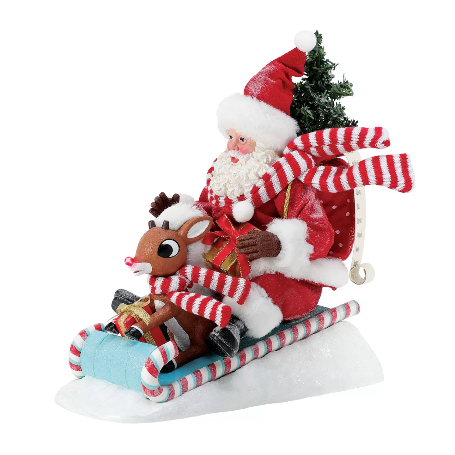 The Jolly Christmas Shop Santa Christmas Decorations | Reindeer | Department 56 Possible Dreams Santa Ready Santa! Rudolph Figure 6013934