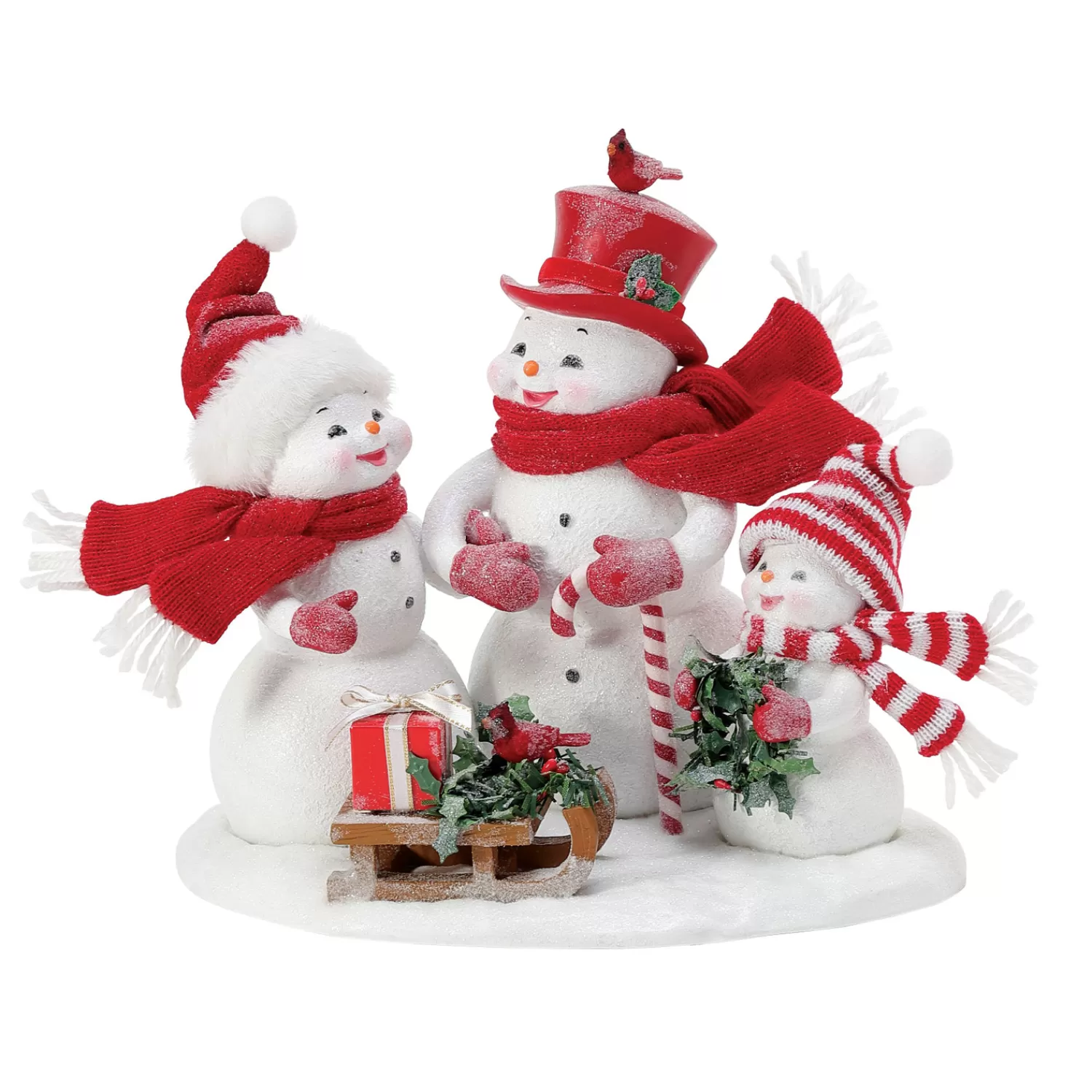 The Jolly Christmas Shop Snowman Christmas Decorations | Possible Dreams Santa | Department 56 Possible Dreams Snowman Family Figure 6014784