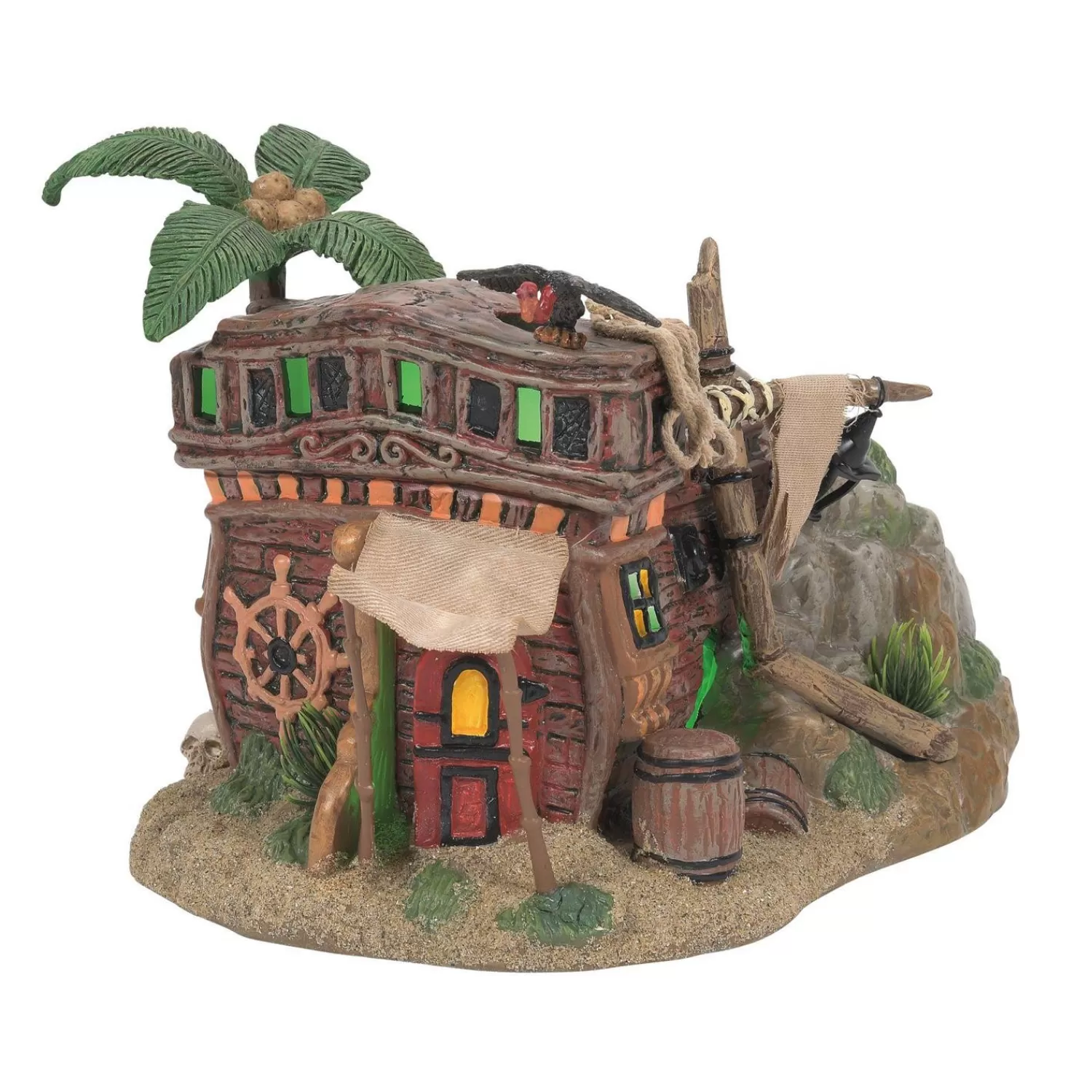 The Jolly Christmas Shop Department 56 Halloween | Beach Christmas Decorations | Department 56 Snow Village Halloween Pirate Haven Hideaway Building 6011440